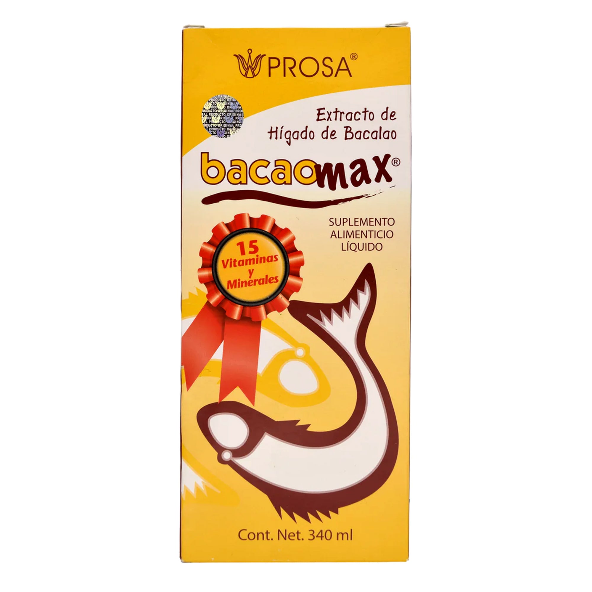 Jarabe Bacaomax 340 Ml