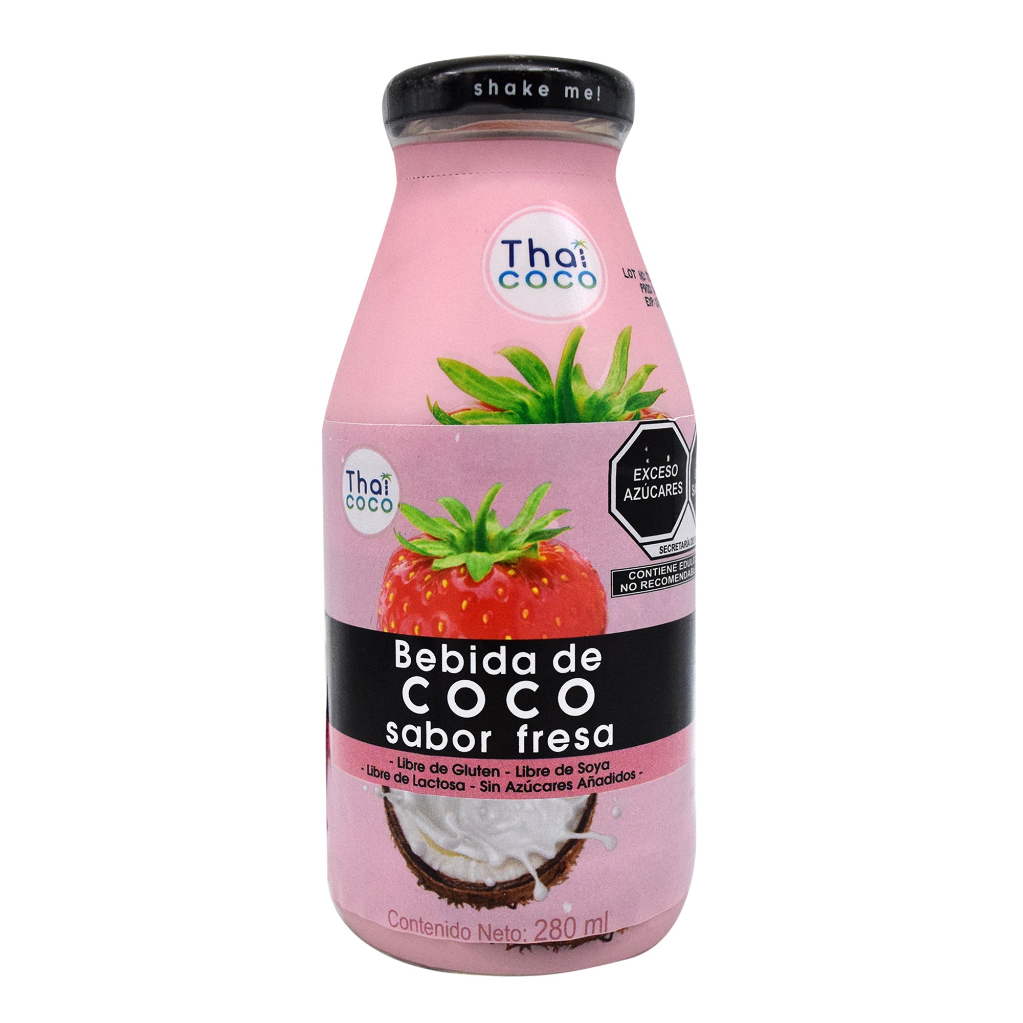Bebida de coco sab fresa 280 ml