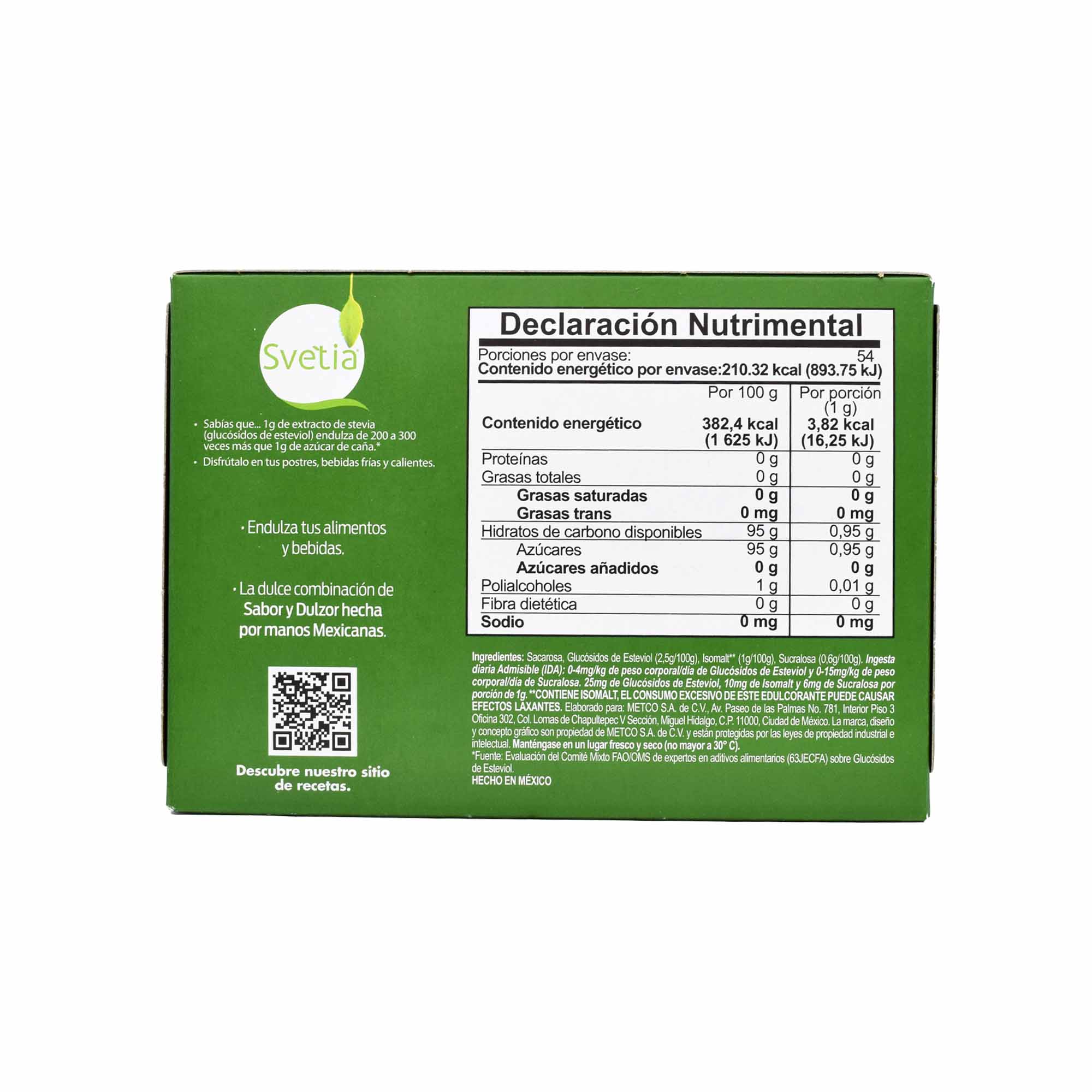 Endulzante Stevia  54 Sob