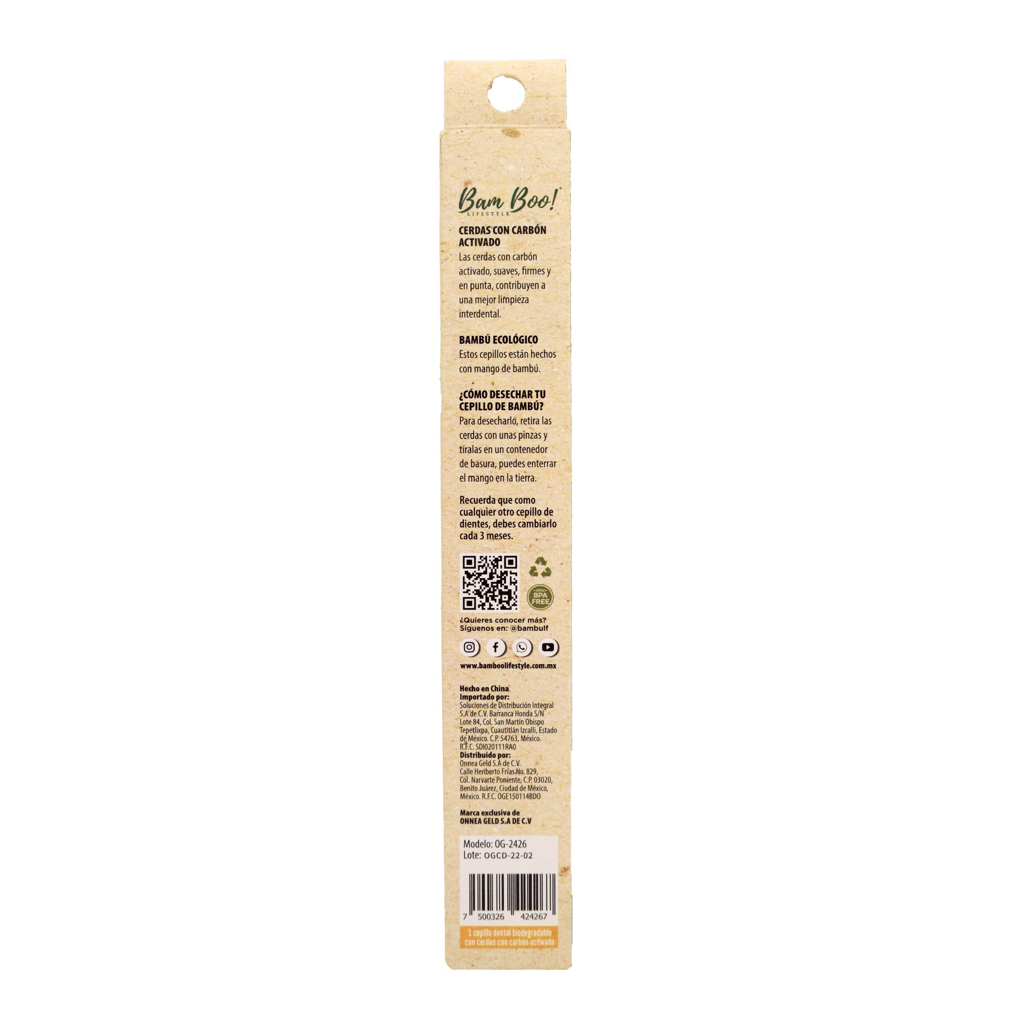 Cepillo Dental Carbon Activado 1 Pz