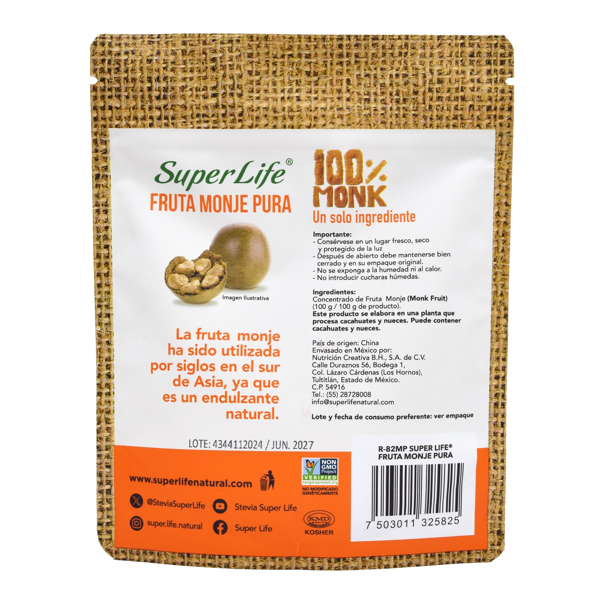Fruto Del Monje 50 G