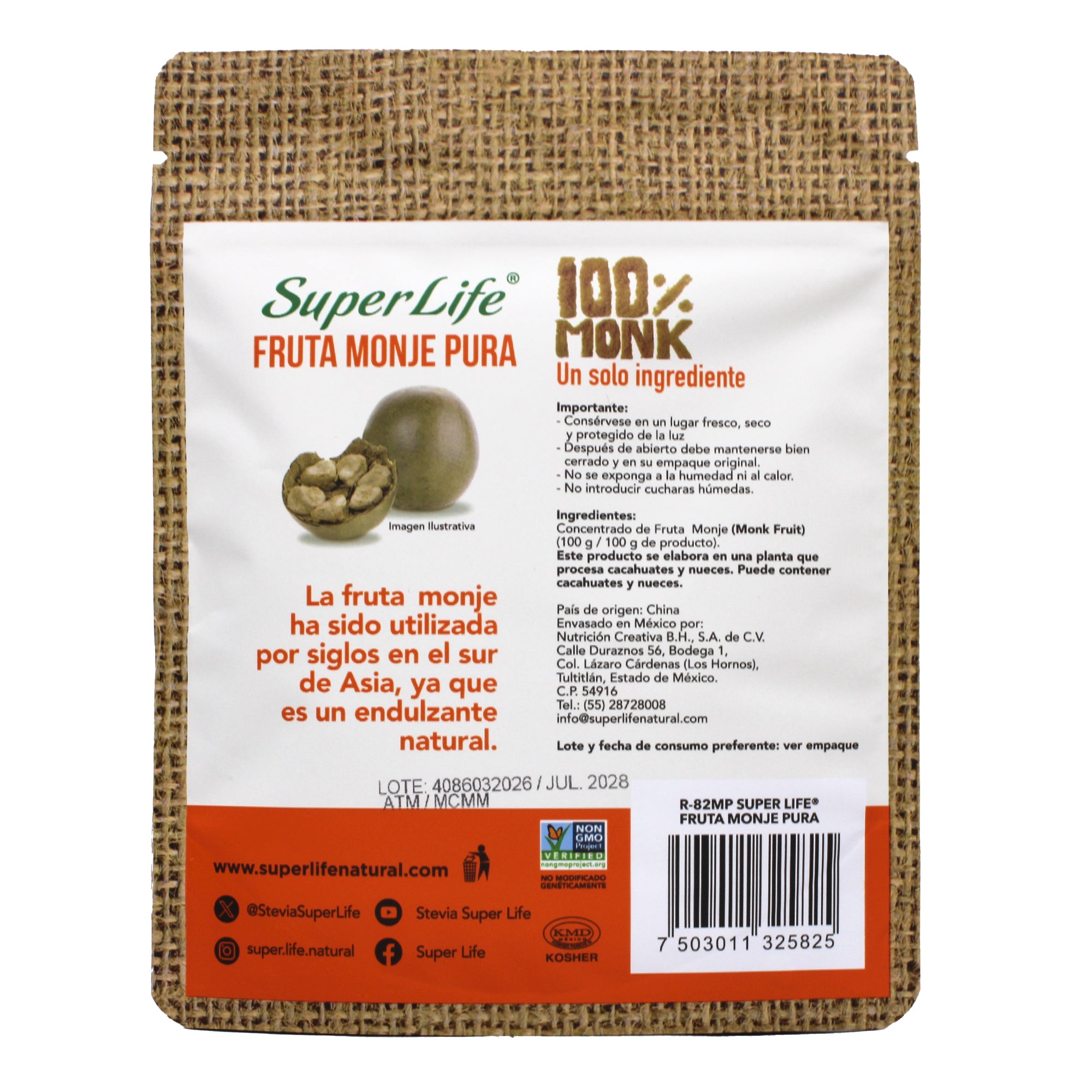 Fruto Del Monje 50 G