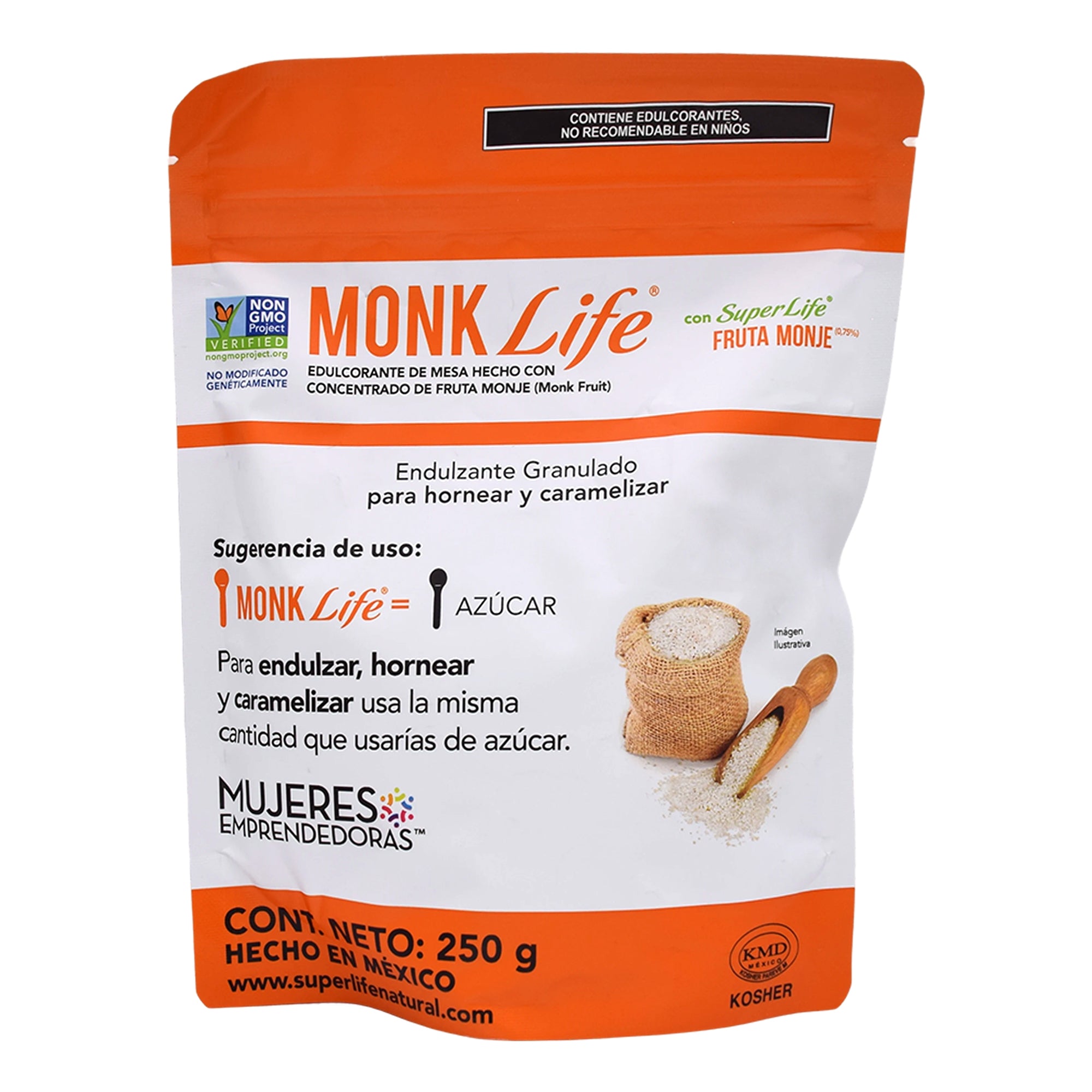 Endulzante Monk Fruit Granulado 250 G