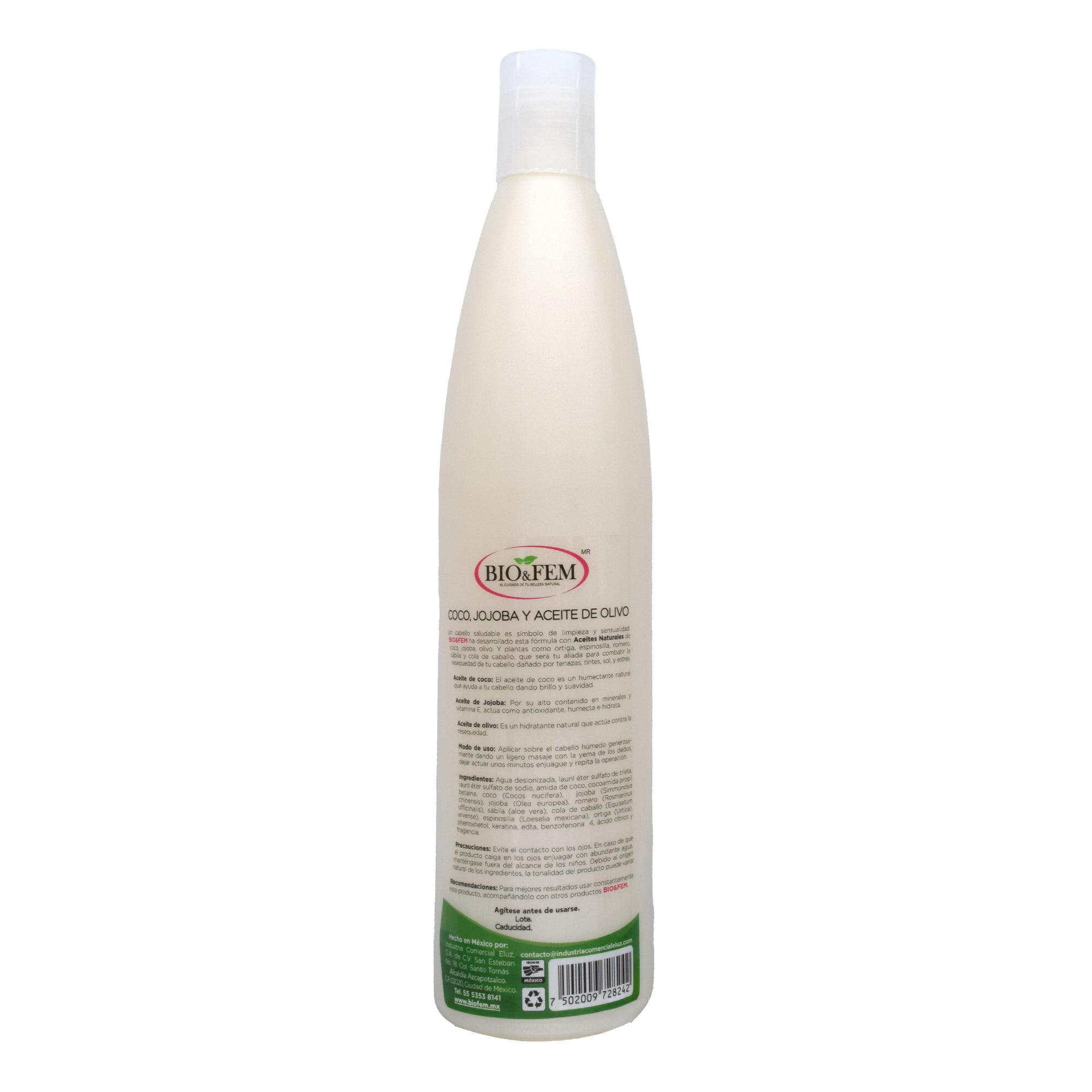 Shampoo Coco Jojoba Y Olivo 500 Ml