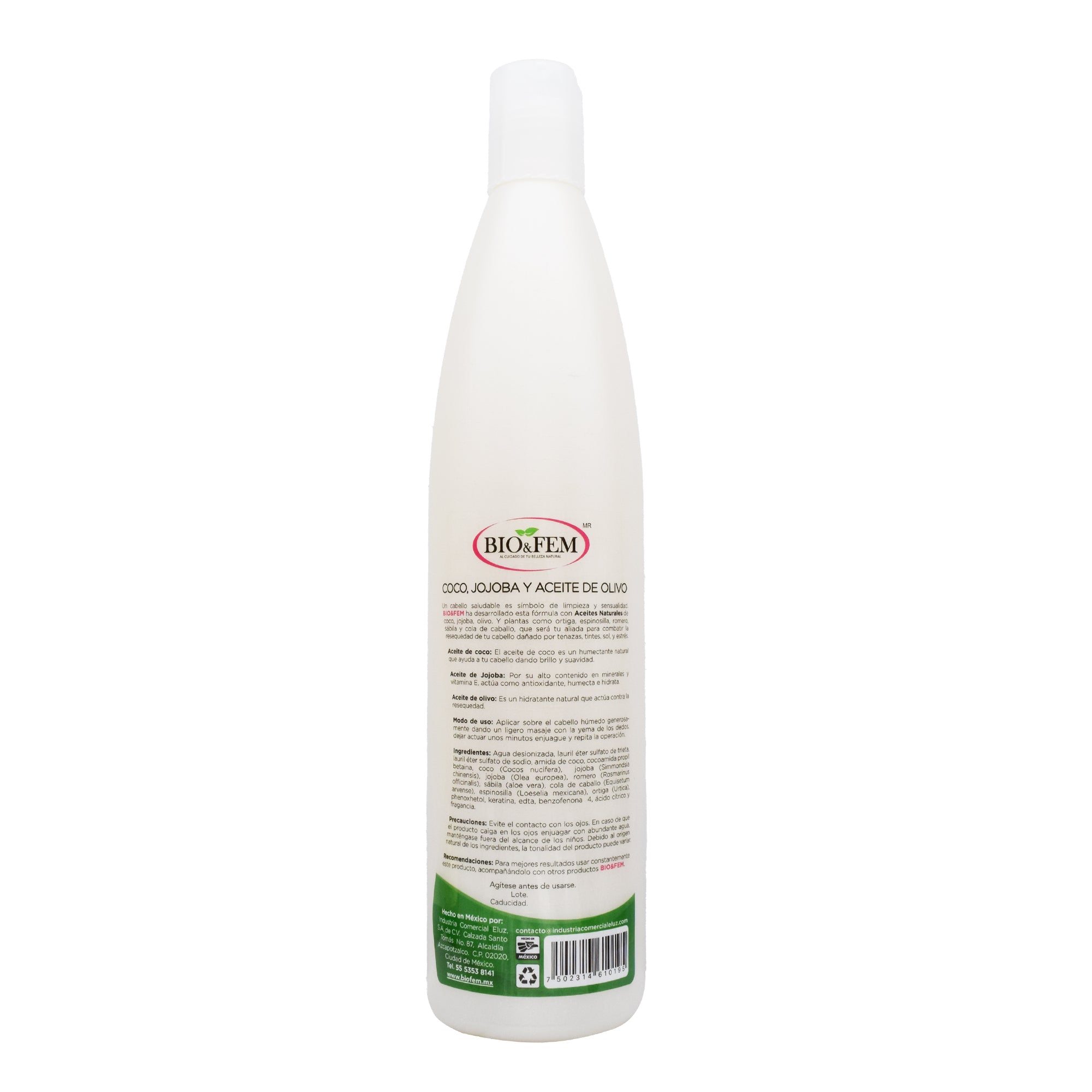 Shampoo Coco Jojoba Y Olivo 500 Ml
