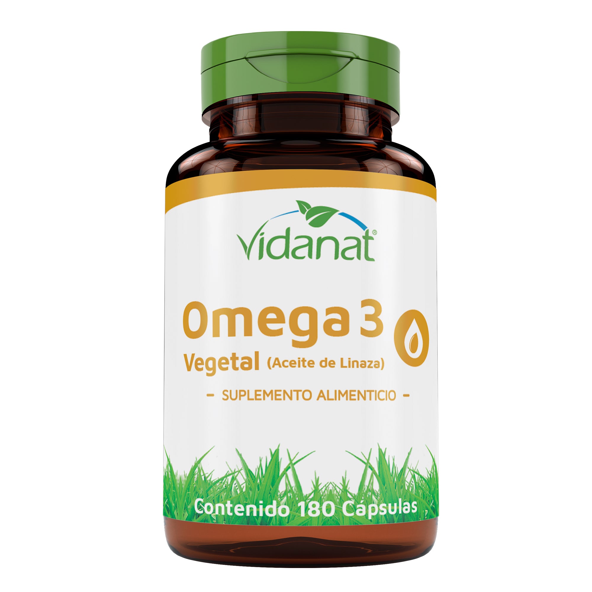 Omega 3 vegetal/aceite de linaza 180 cap