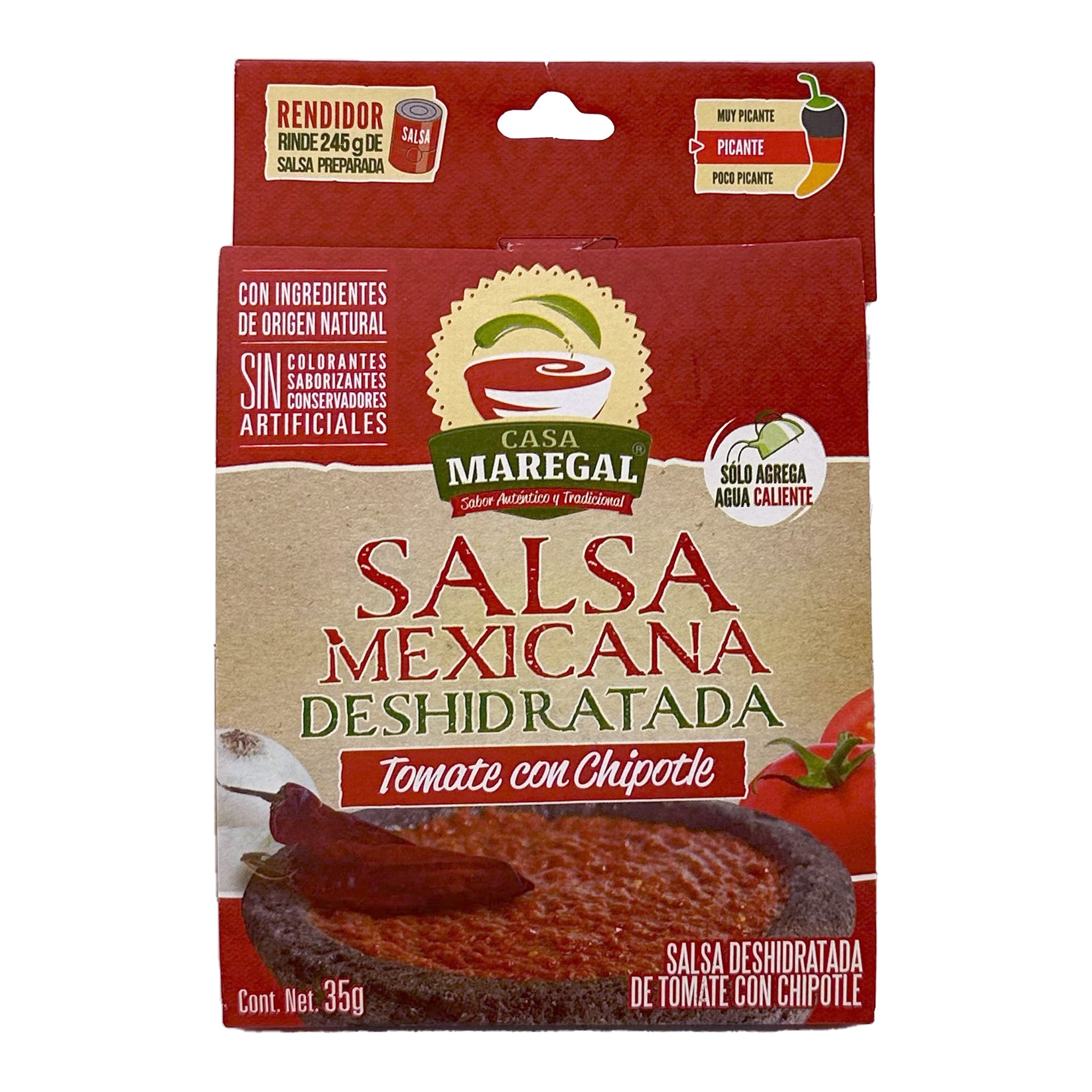 Salsa deshidratada tomate y chipotle 35 g