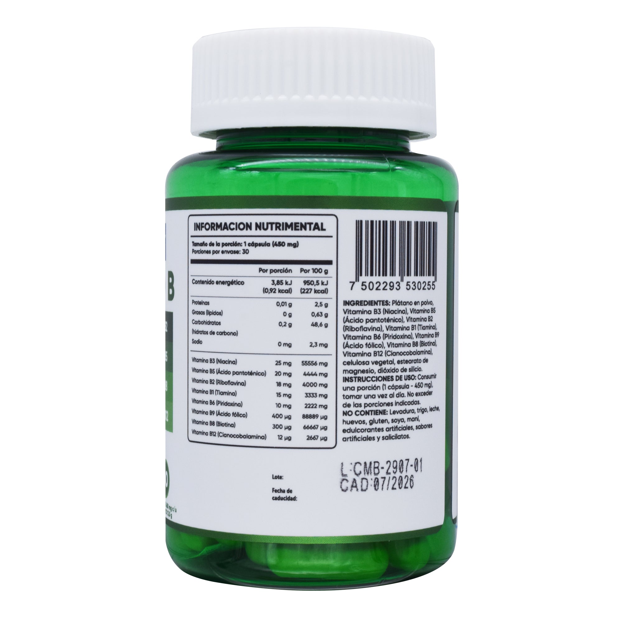 Multivitaminico Complejo B 30 Cap