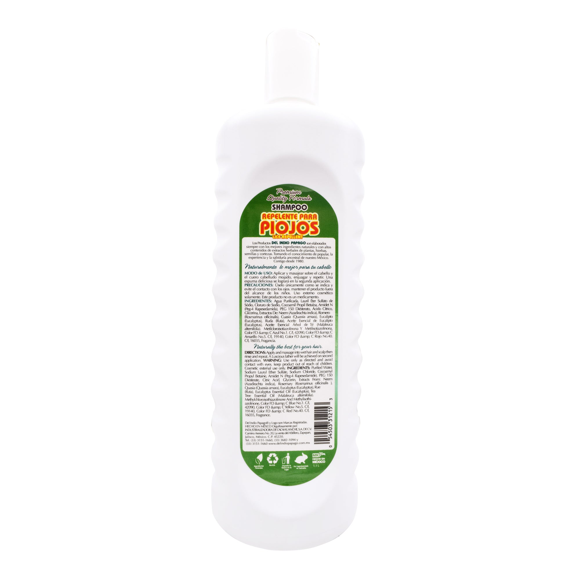 Shampoo Para Piojos 1.1 L