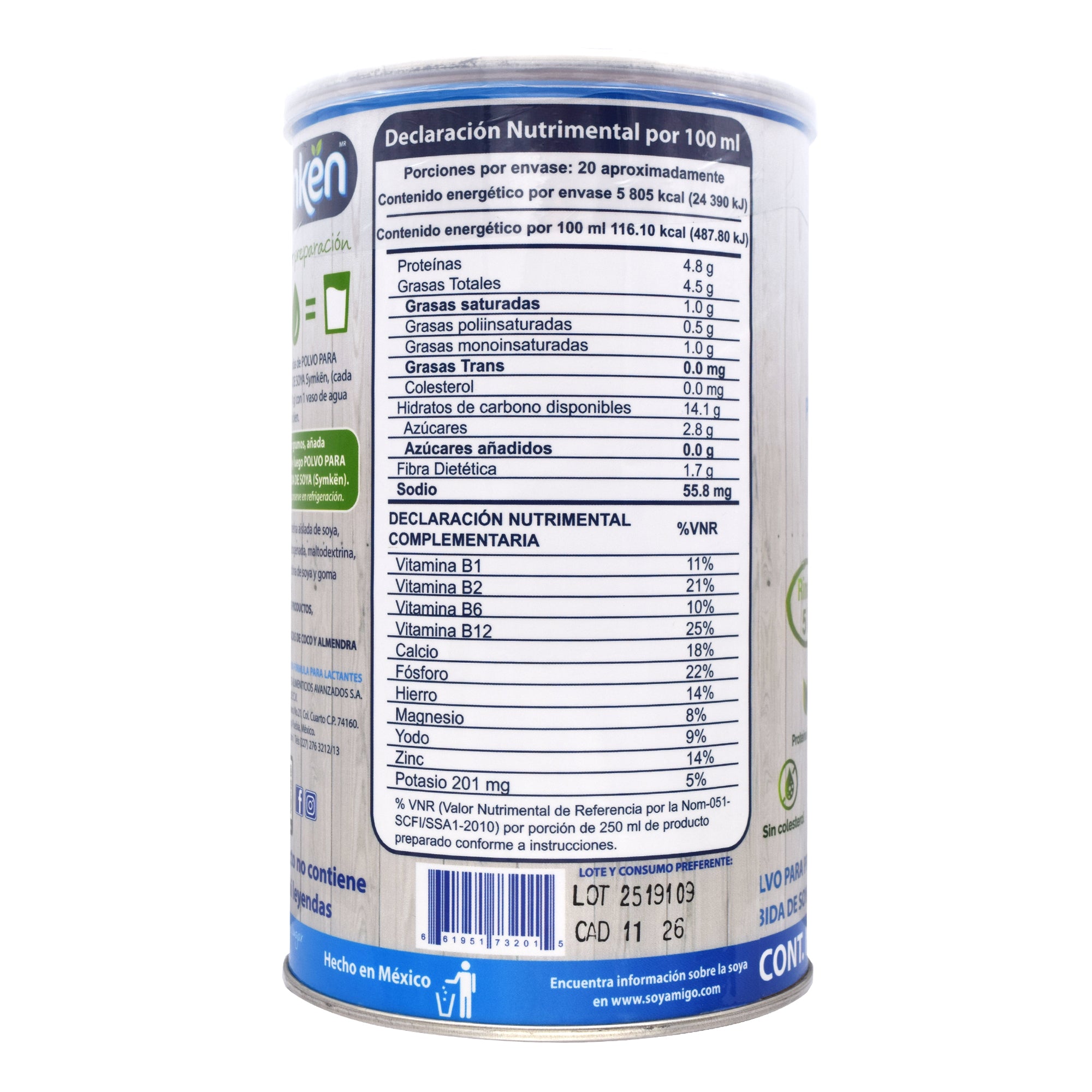 Bebida De Soya Natural 450 G