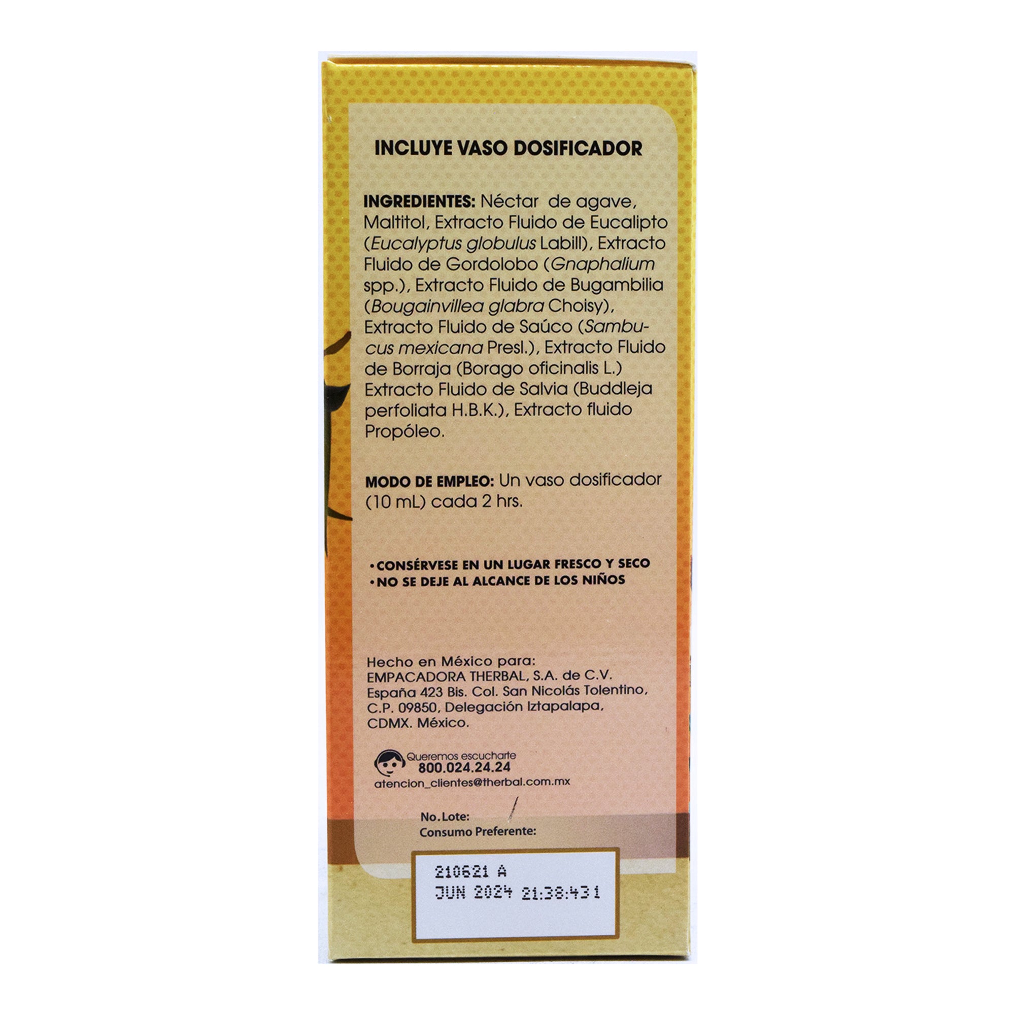 Jarabe De Abango Propoleo 0 Azucar 240 Ml