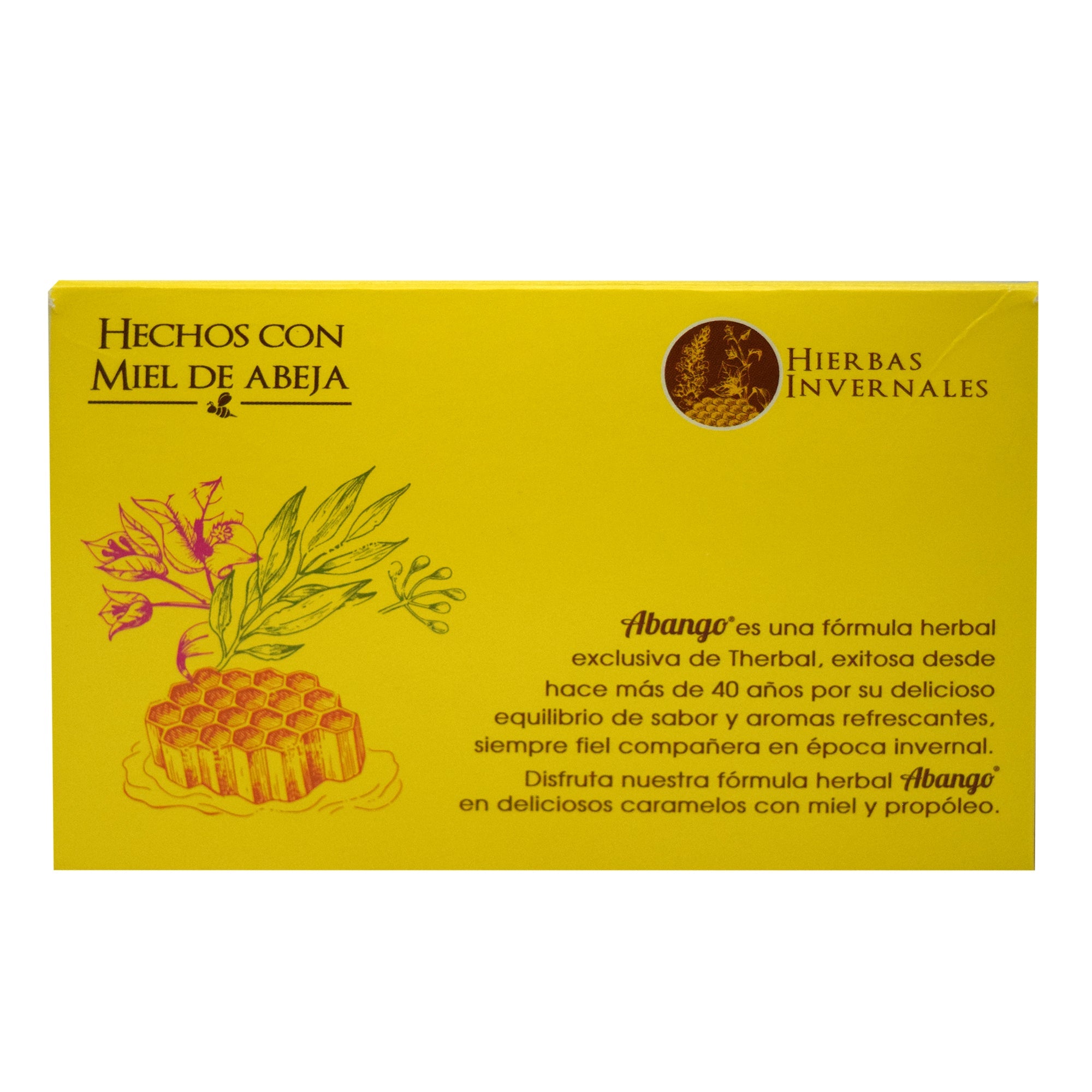 Caramelo Abango Con Miel 29.6 G (Paquete 12)