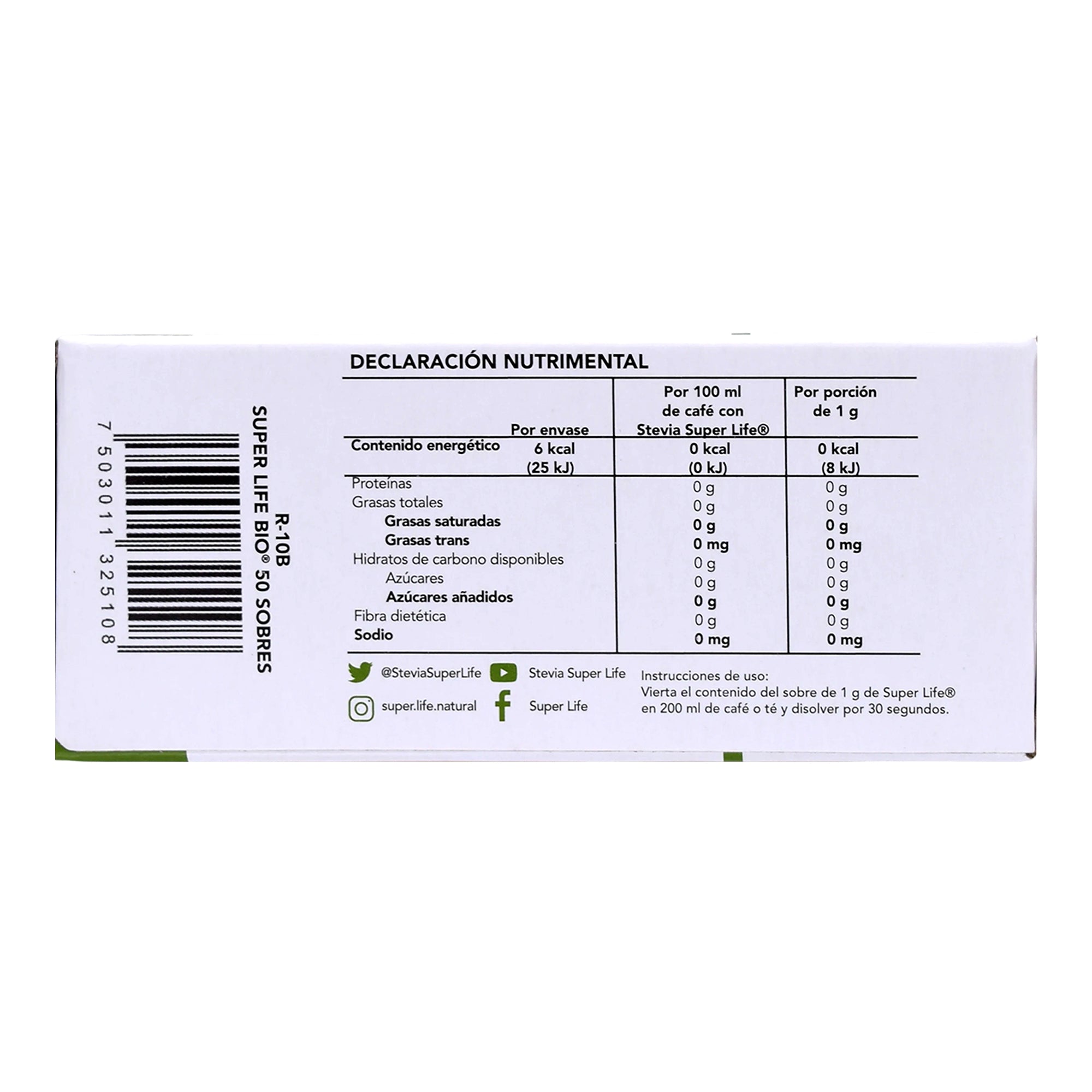 Endulzante Natural 50 Sob