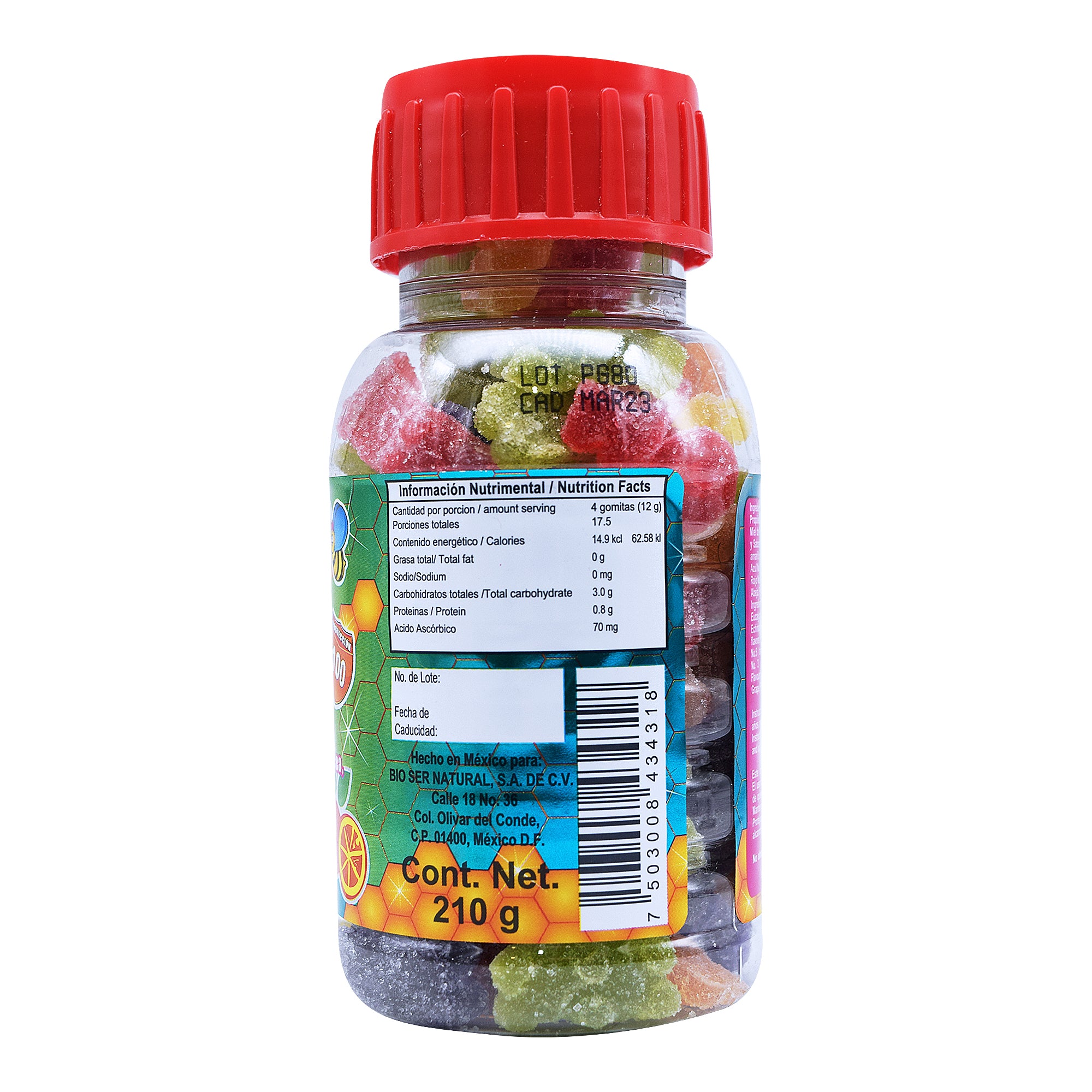 Nutrigomitas Proteccion Garganta 210 G