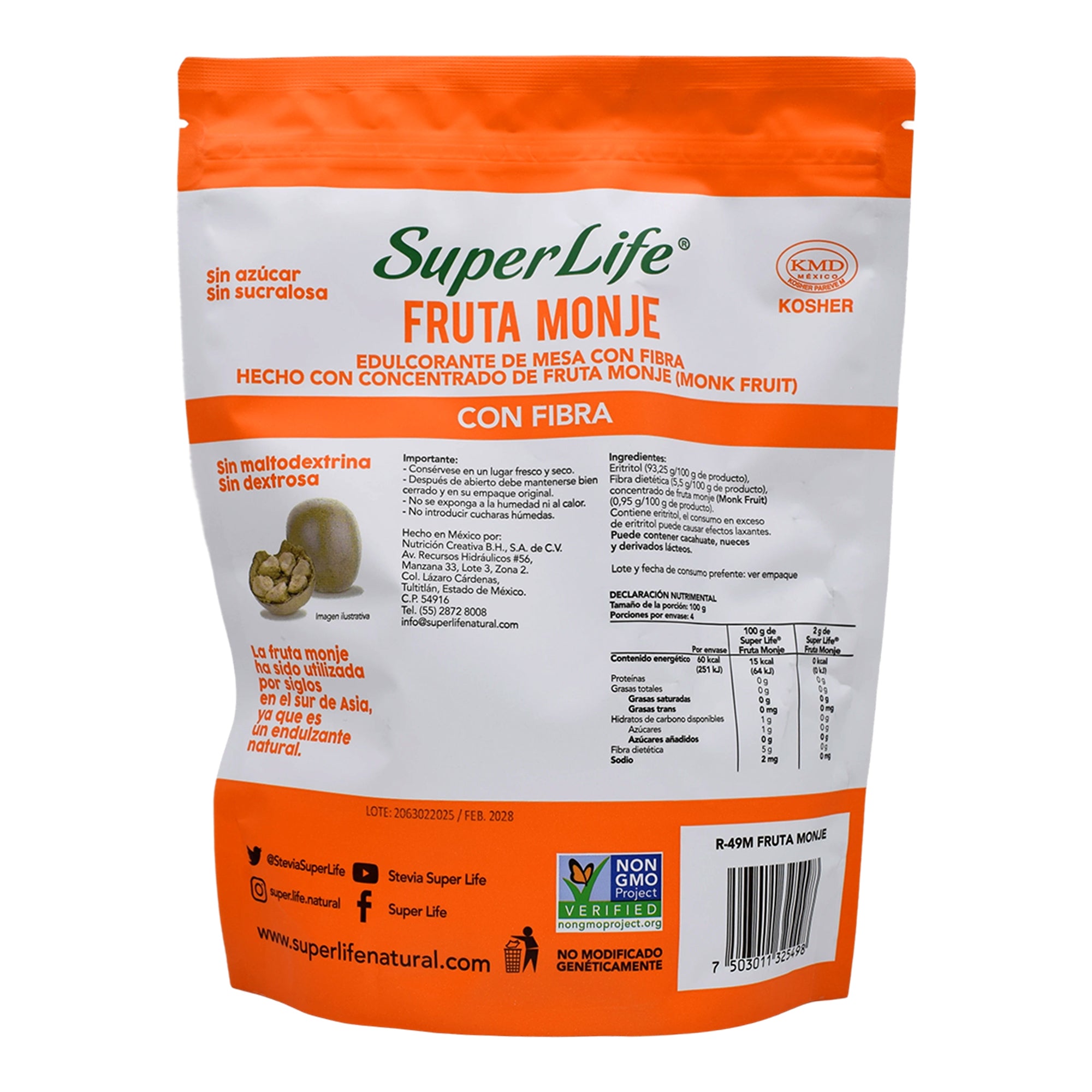 Fruto Del Monje Granulado 400 G