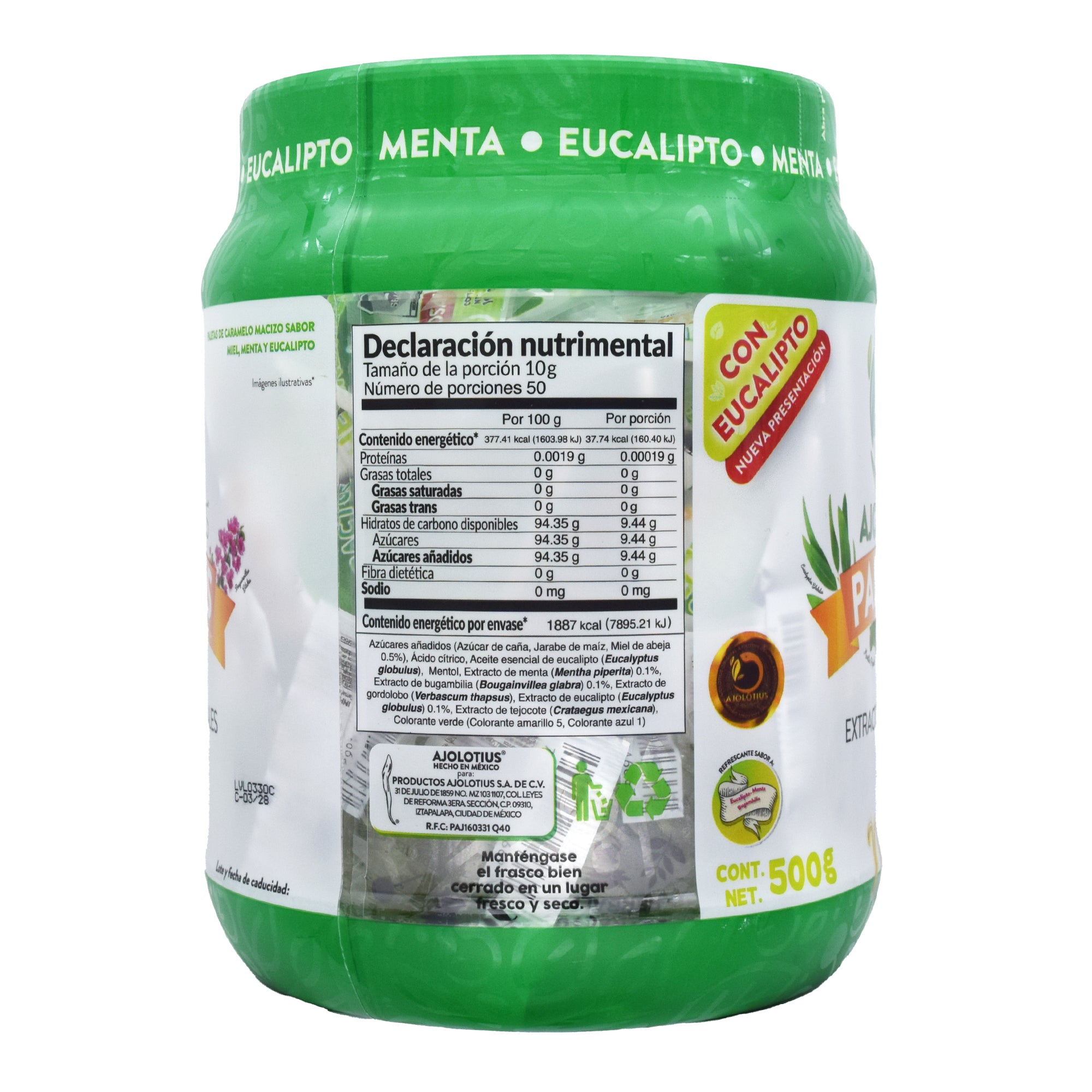 Paleta Ajolotius 10 G (Paquete 50)