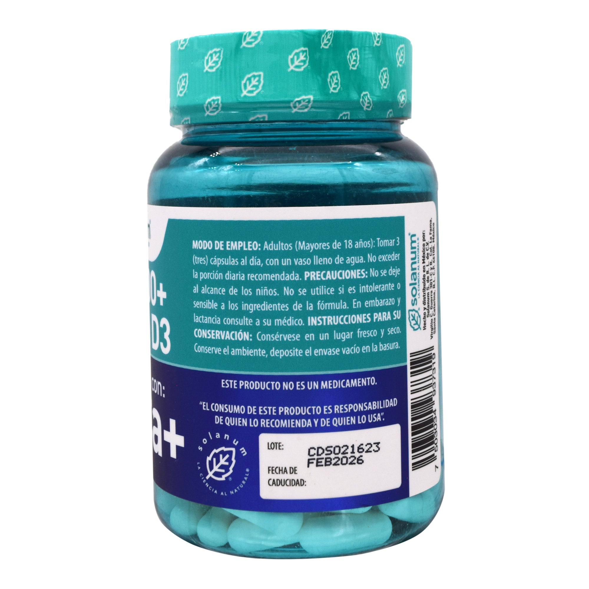 Calcio 600 Vitamina D3 90 Cap