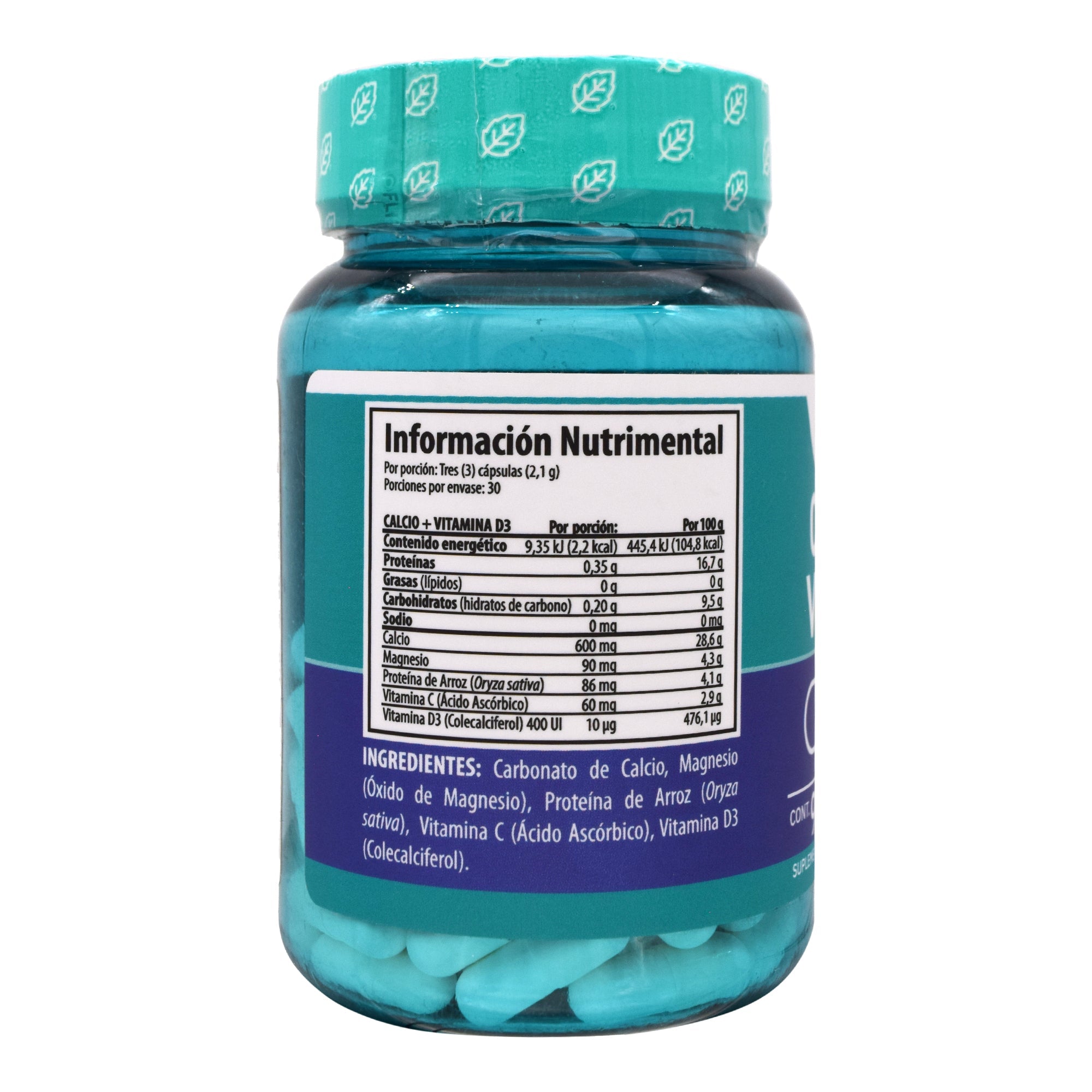 Calcio 600 Vitamina D3 90 Cap