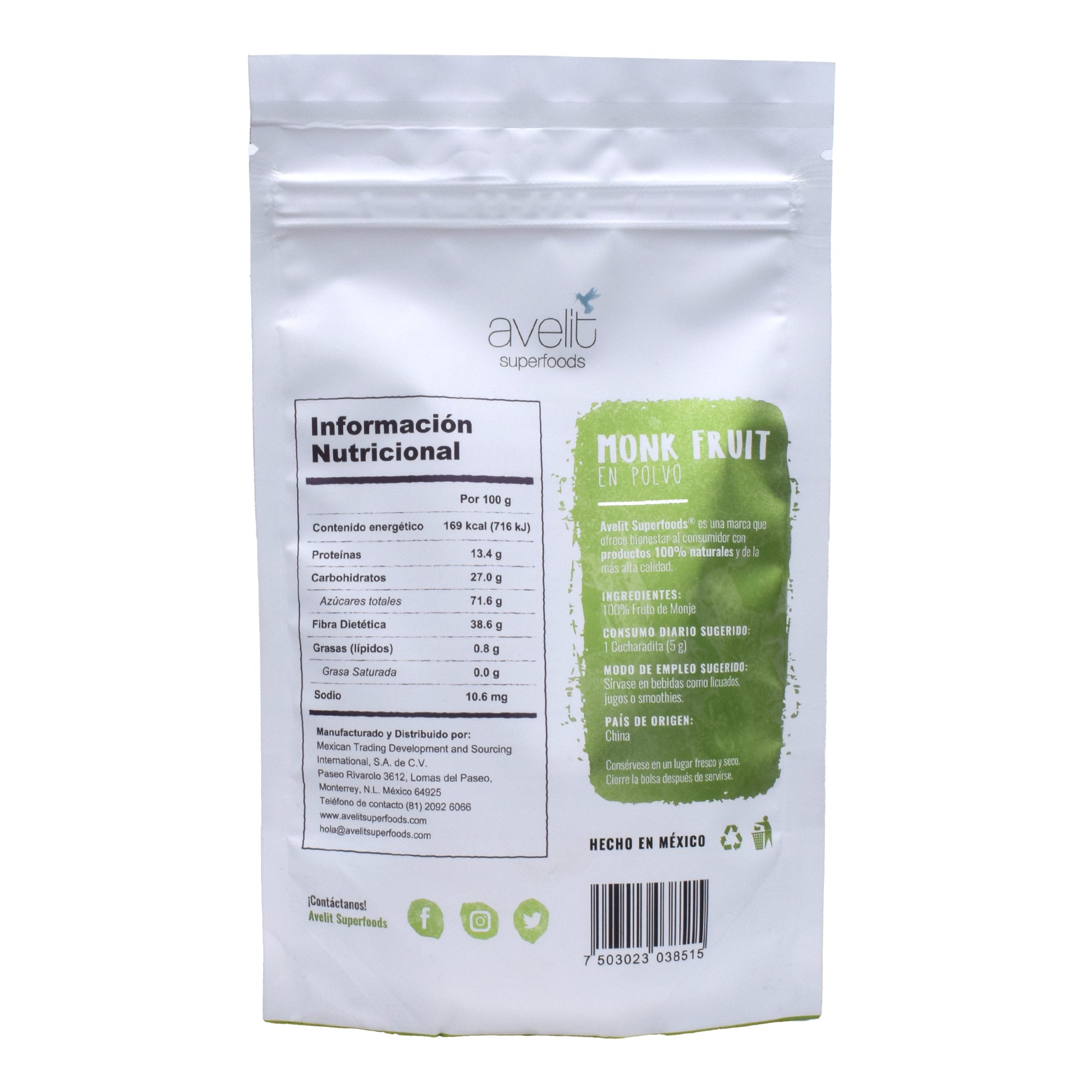 Fruto Del Monje 100 G