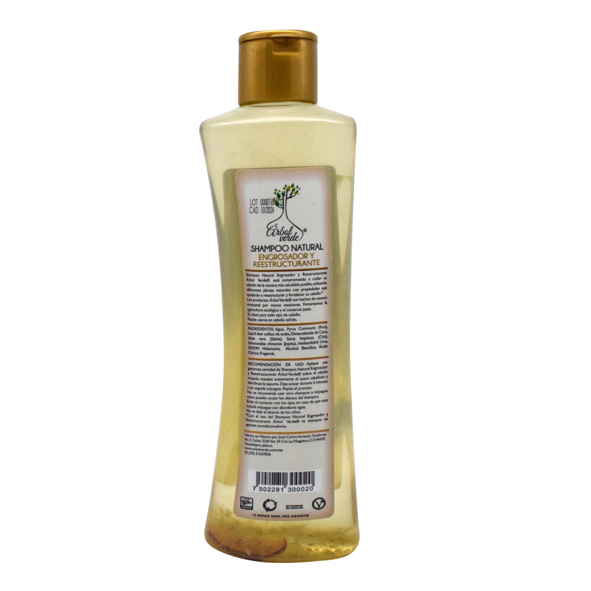Shampoo Engrosador Y Reestructurante 500 Ml