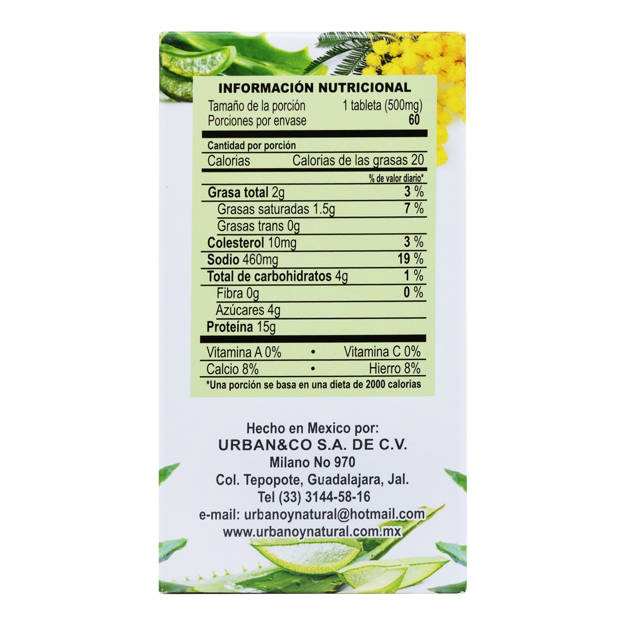 Aloe Y Cuachalalate 60 Tab
