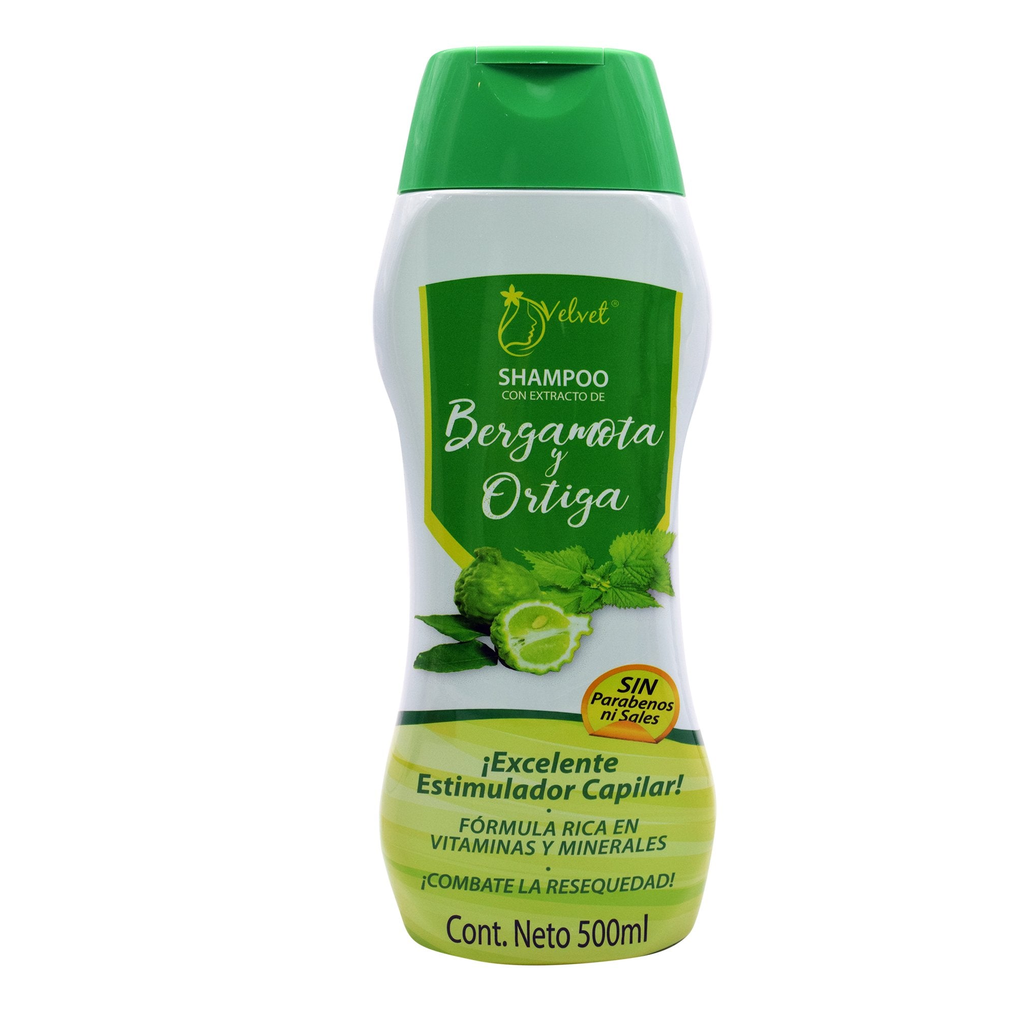 Shampoo Bergamota Y Ortiga 500 Ml