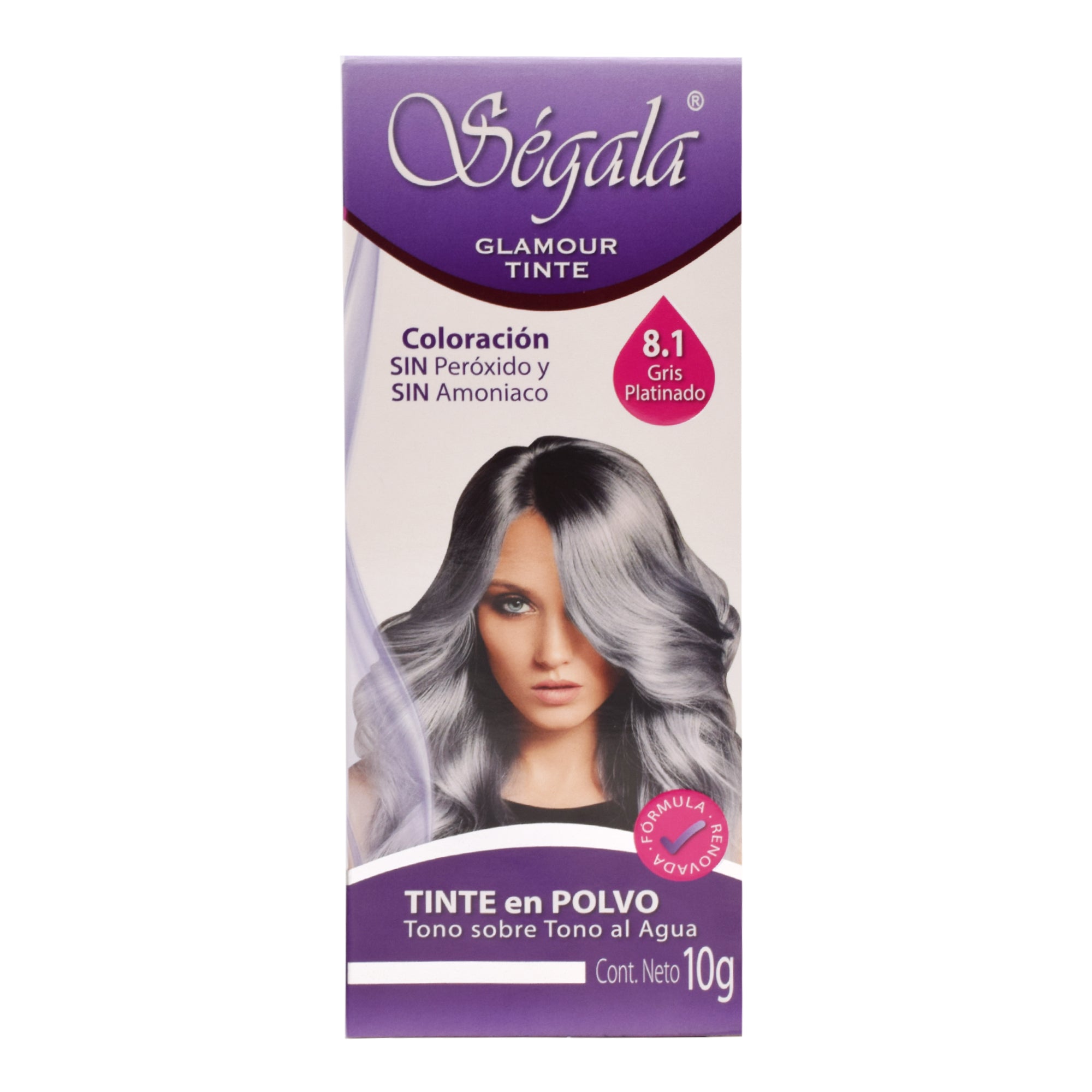Tinte Al Agua Gris Platinado 10 G