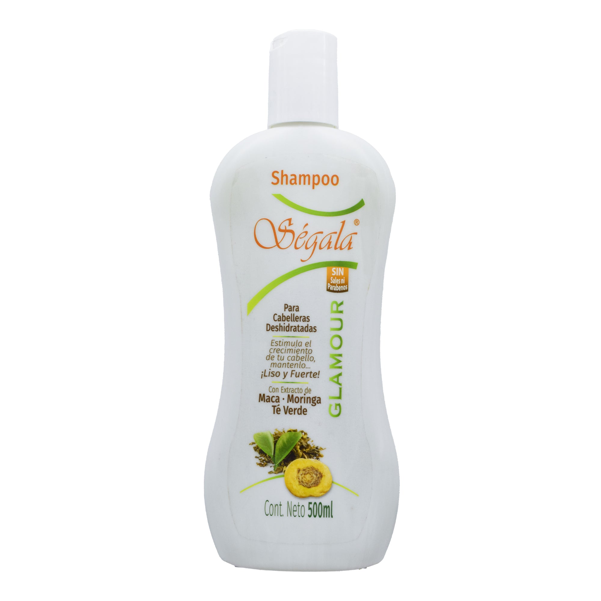 Shampoo Maca Moringa Y Te Verde 500 Ml