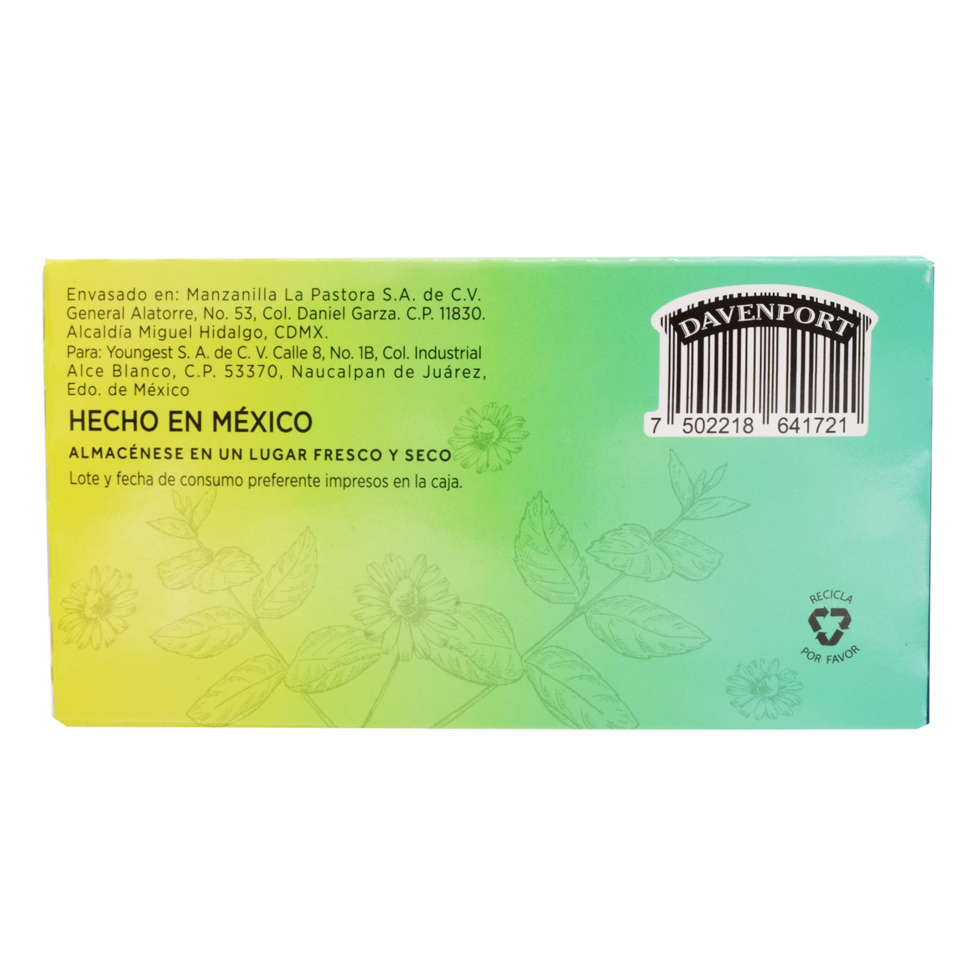 Te Manzanilla Menta 20 Sob