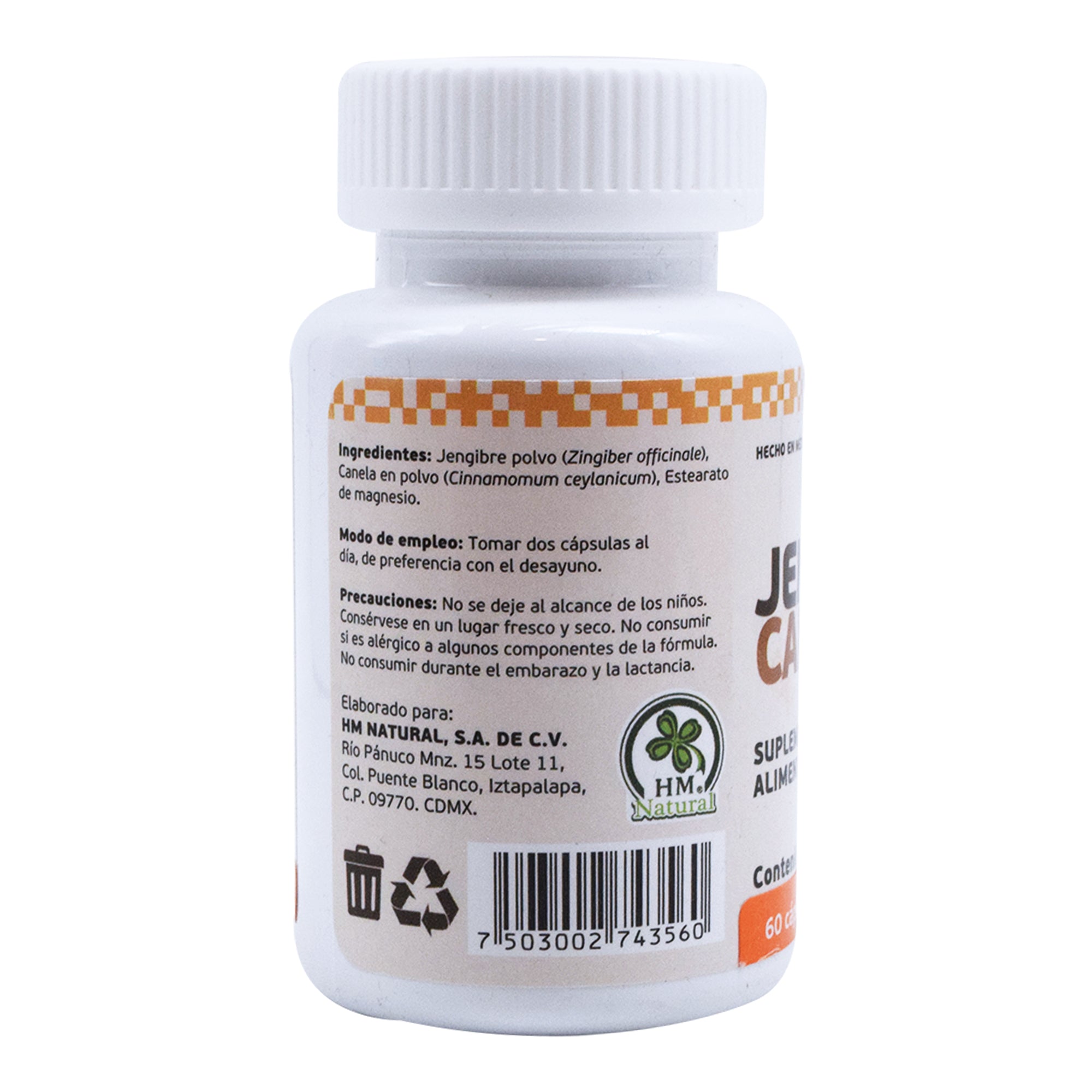 Jengibre Canela 60 Cap