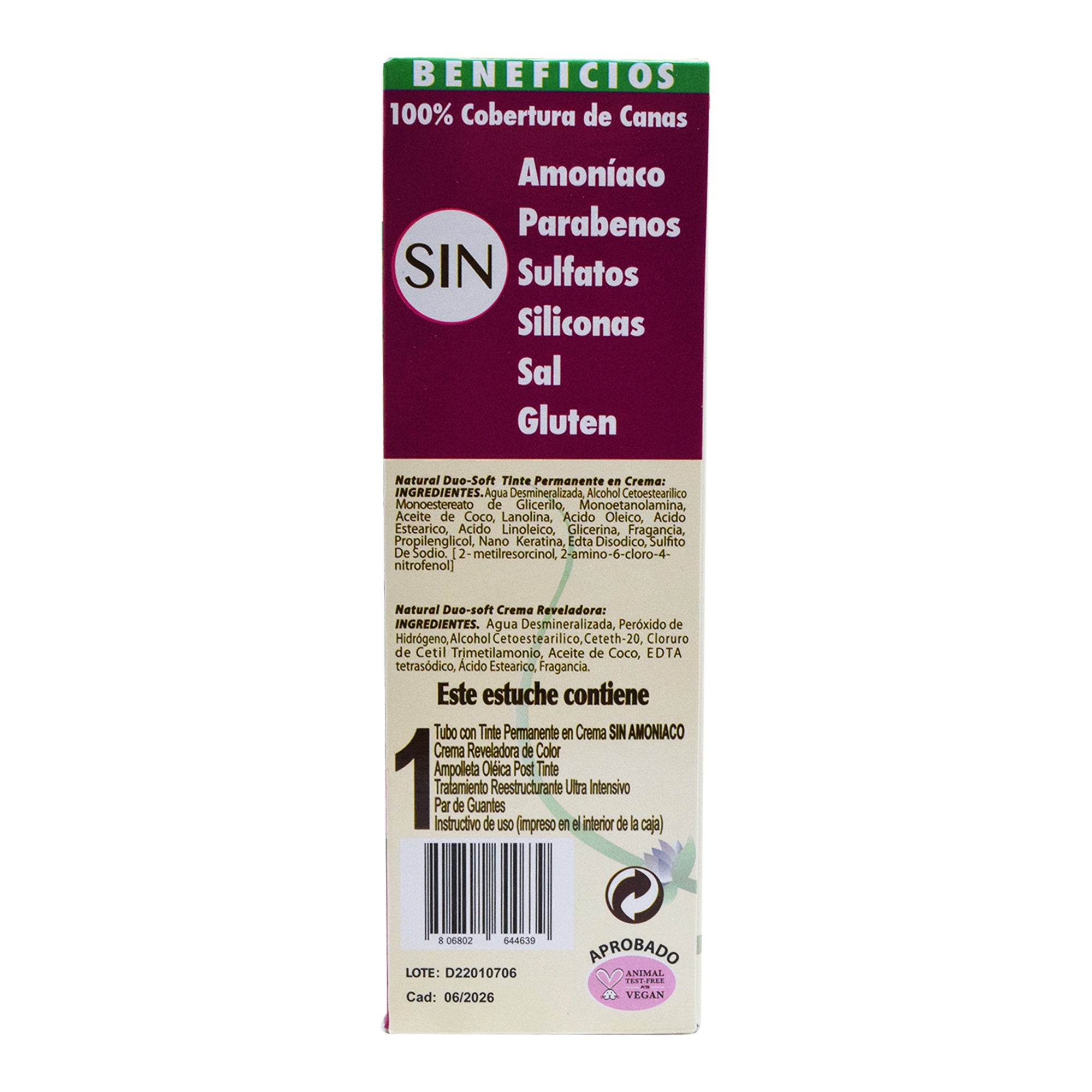 Tinte Chocolate 60 G