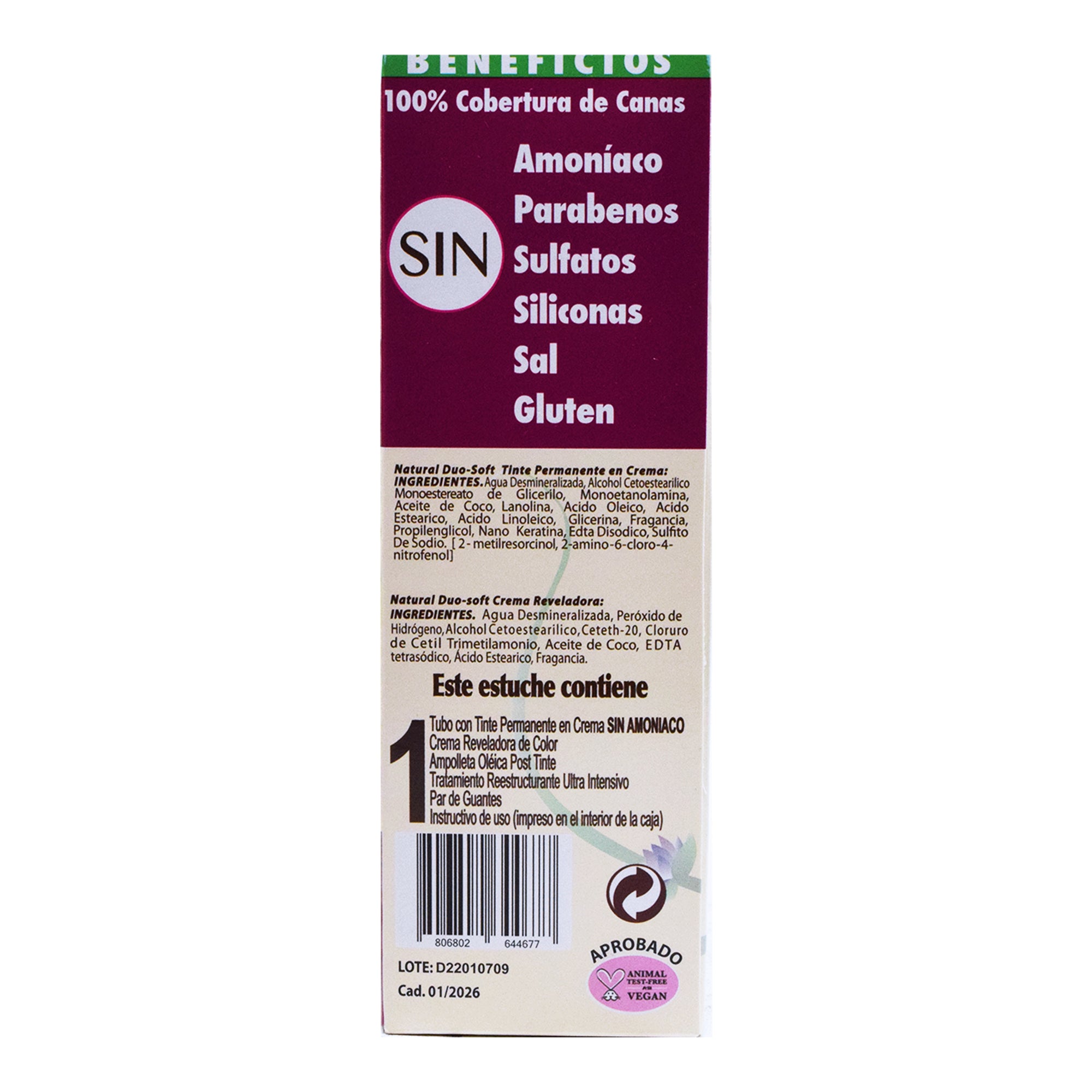 Tinte Castano Medio 60 G