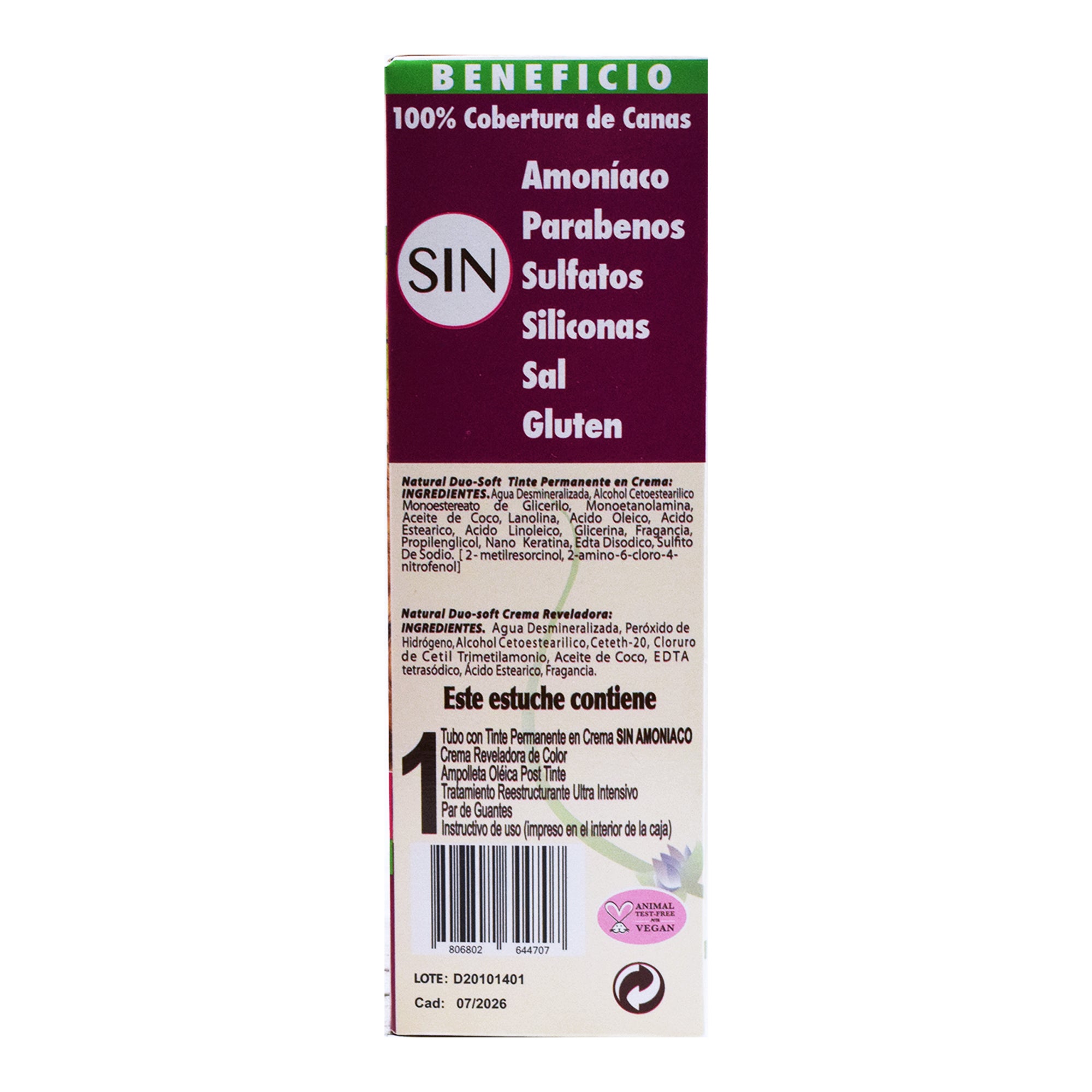 Tinte Rubio Claro 60 G