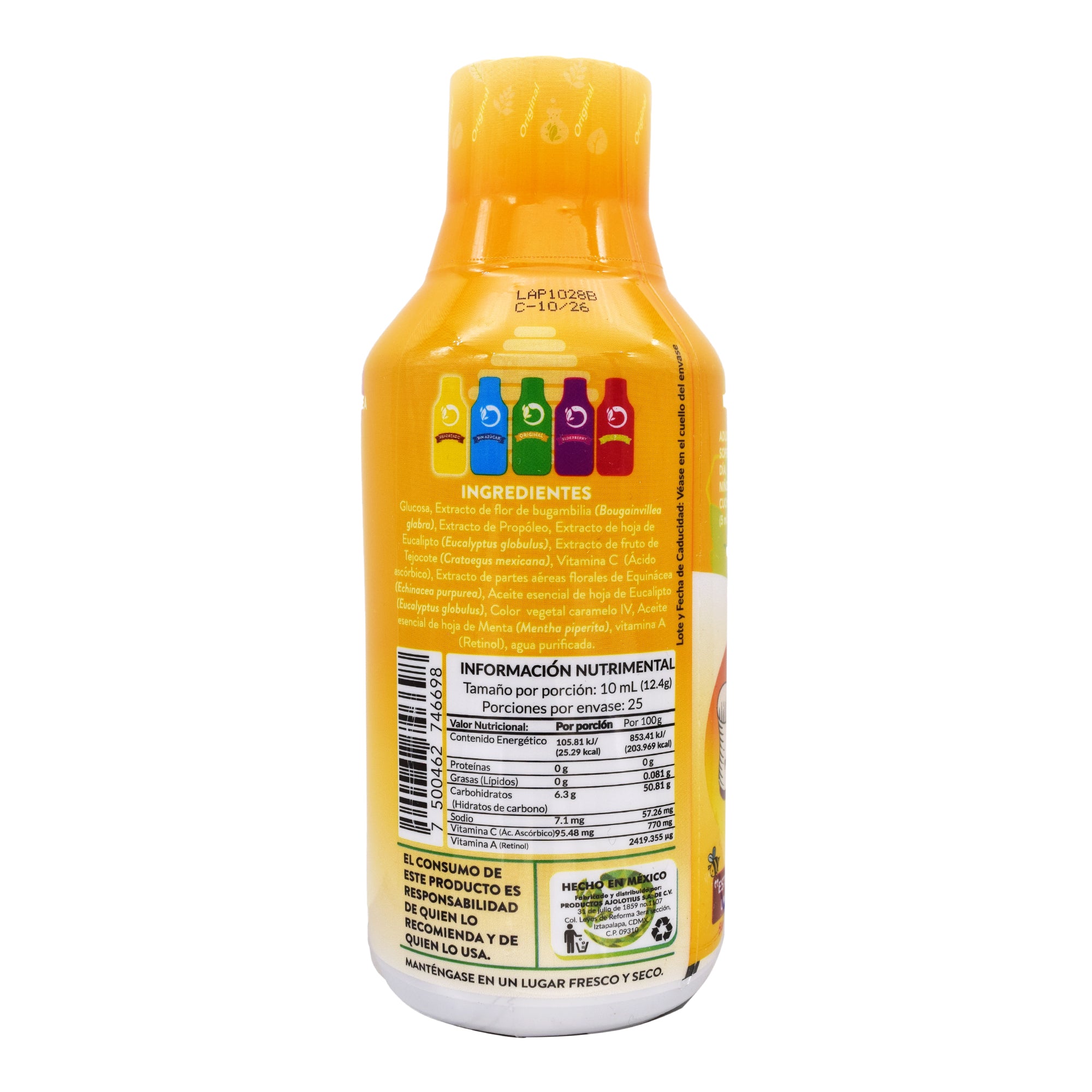 Jarabe Ajolotius Con Propoleo 250Ml