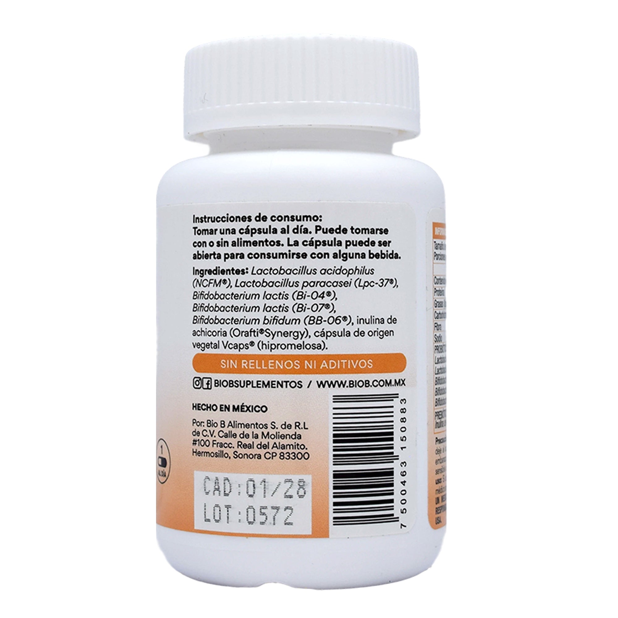 25 Billones Probioticos 30 Cap