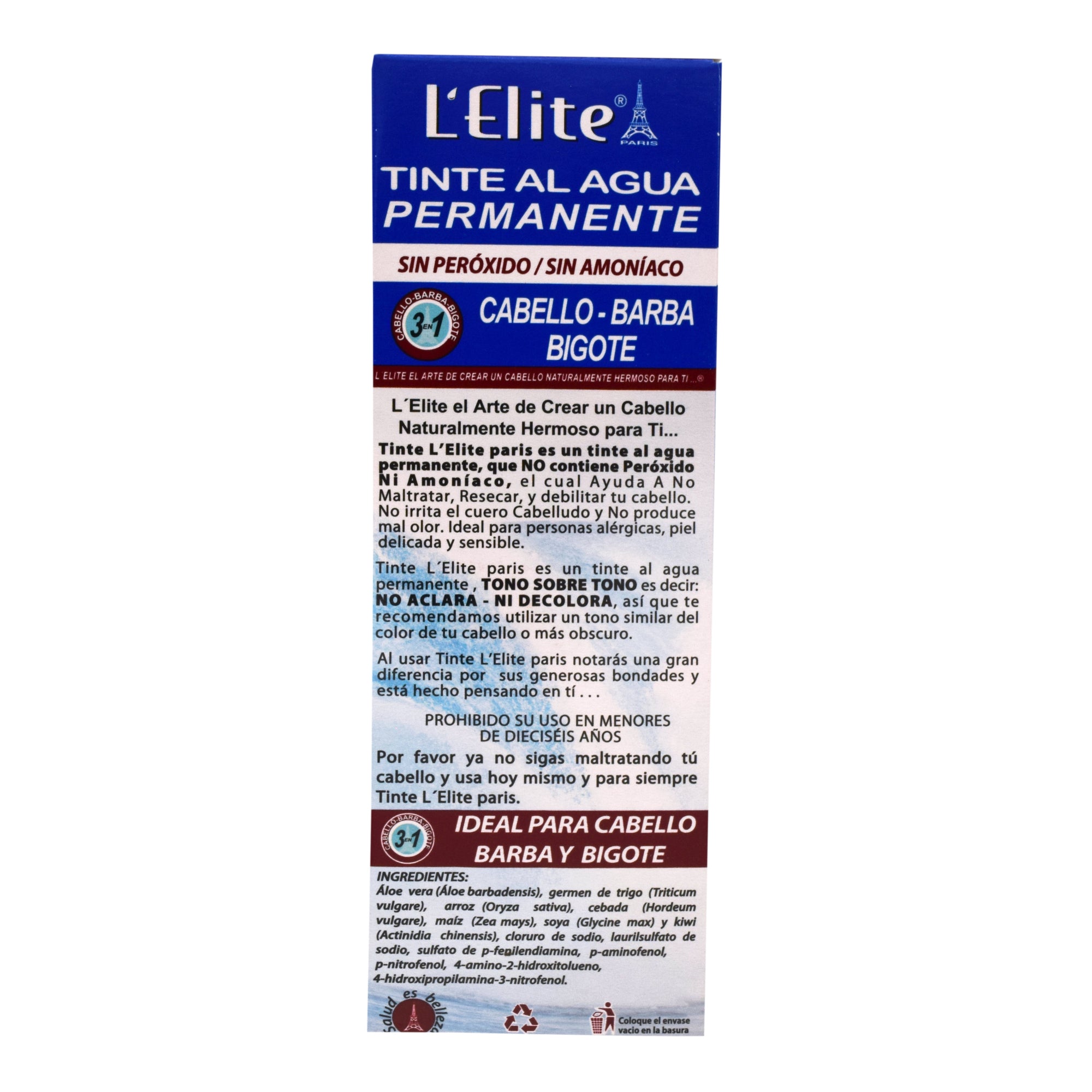 Tinte For Men Castano Obscuro Elite 10 G