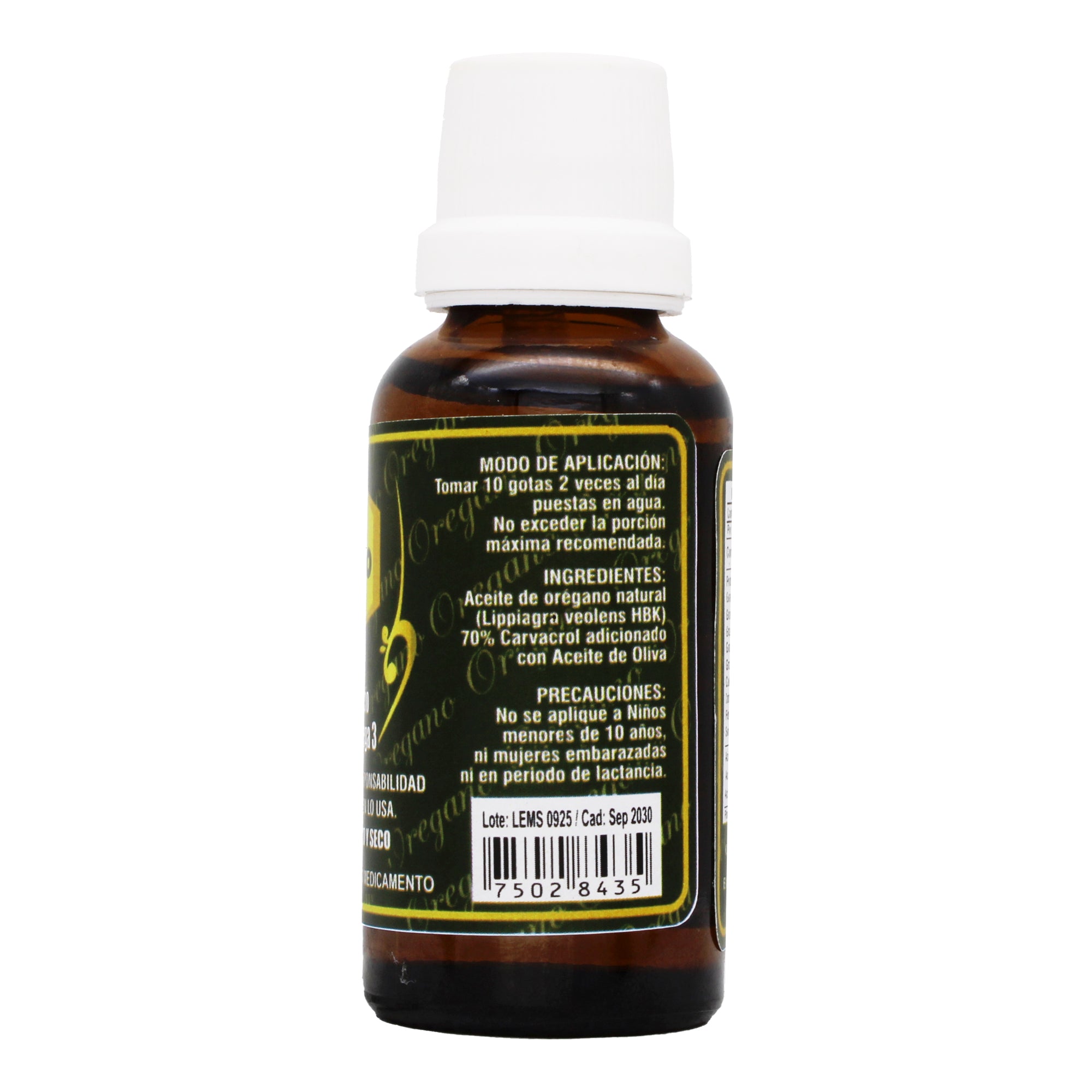 Aceite De Oregano 30 Ml