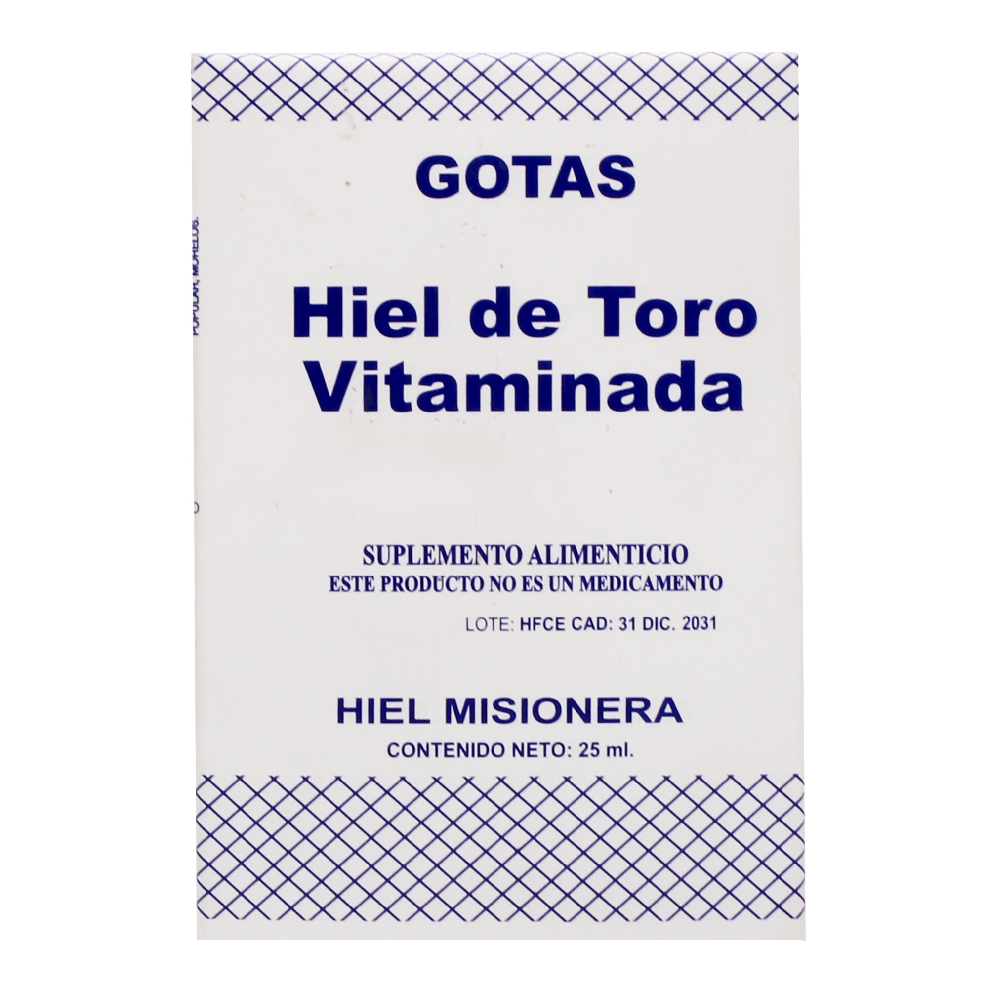 Hiel De Toro Gotas 25 Ml