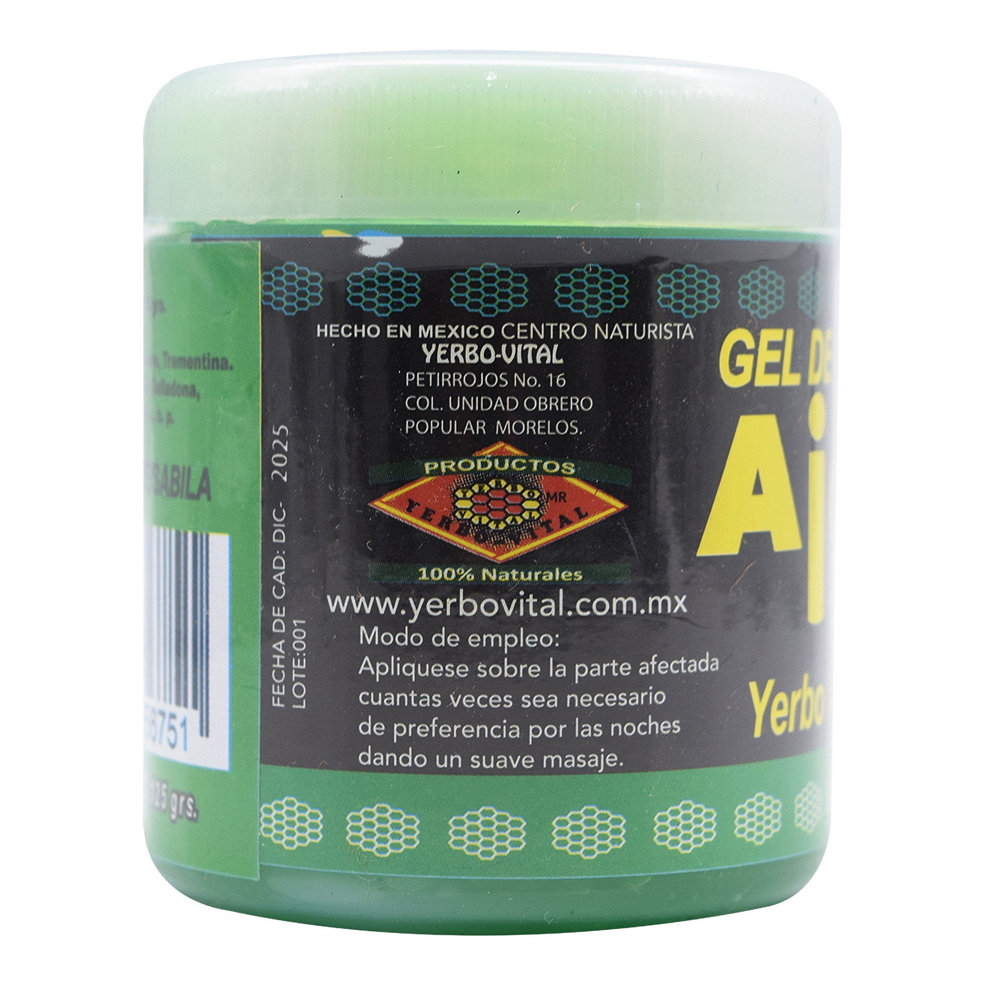 Gel De Ajolote Con Aceite De Sabila 125 G