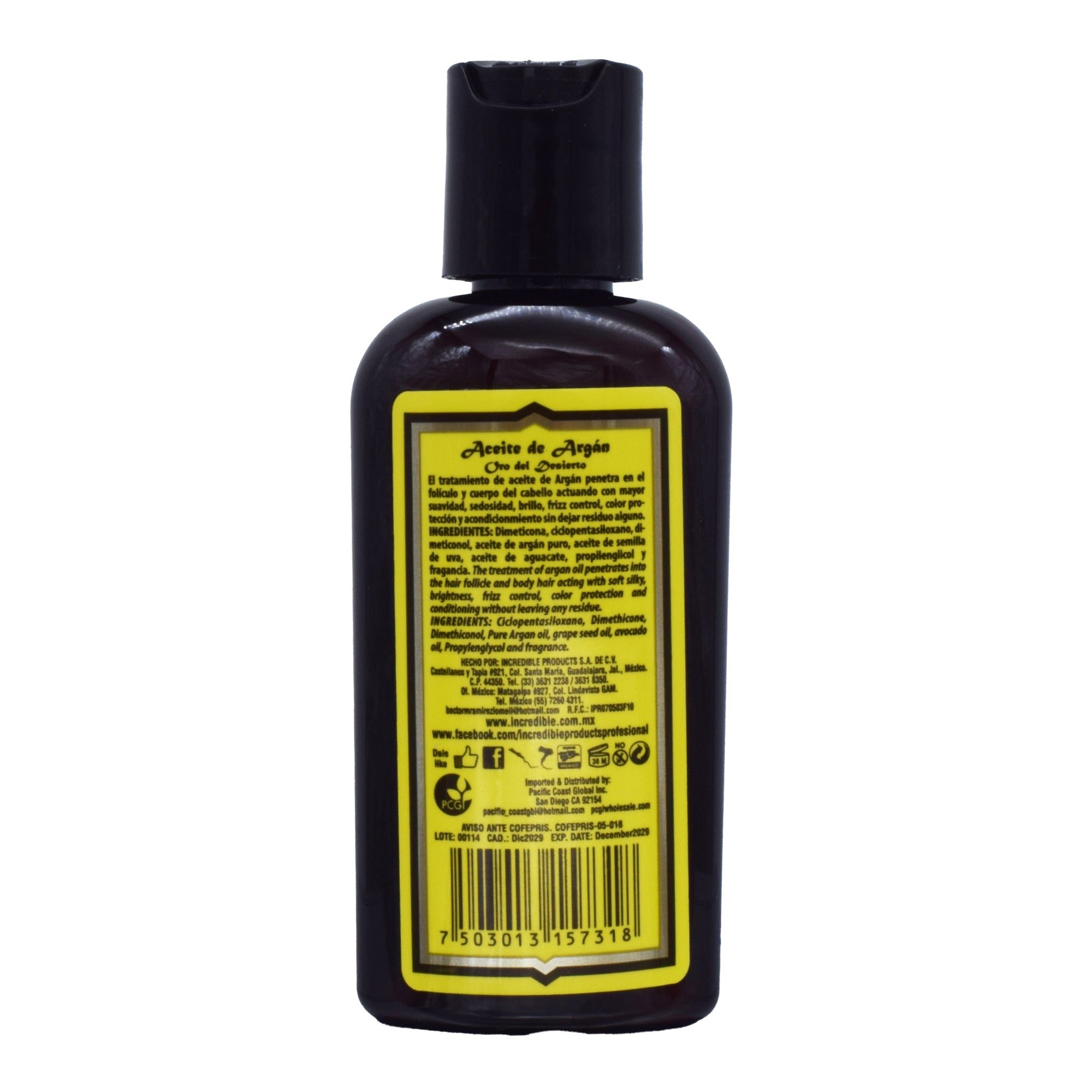 Aceite De Argan 60 Ml