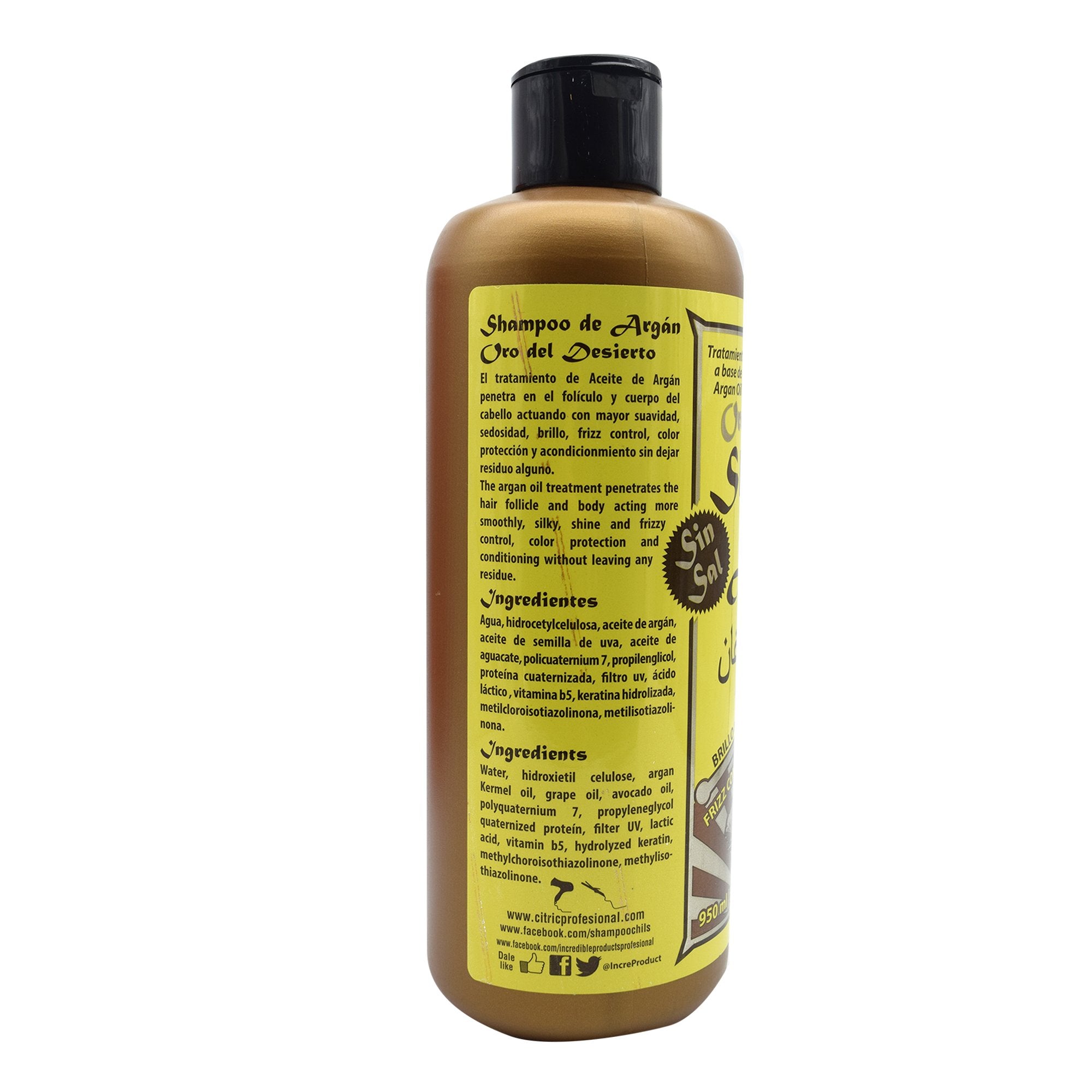 Shampoo aceite de argan 950 ml