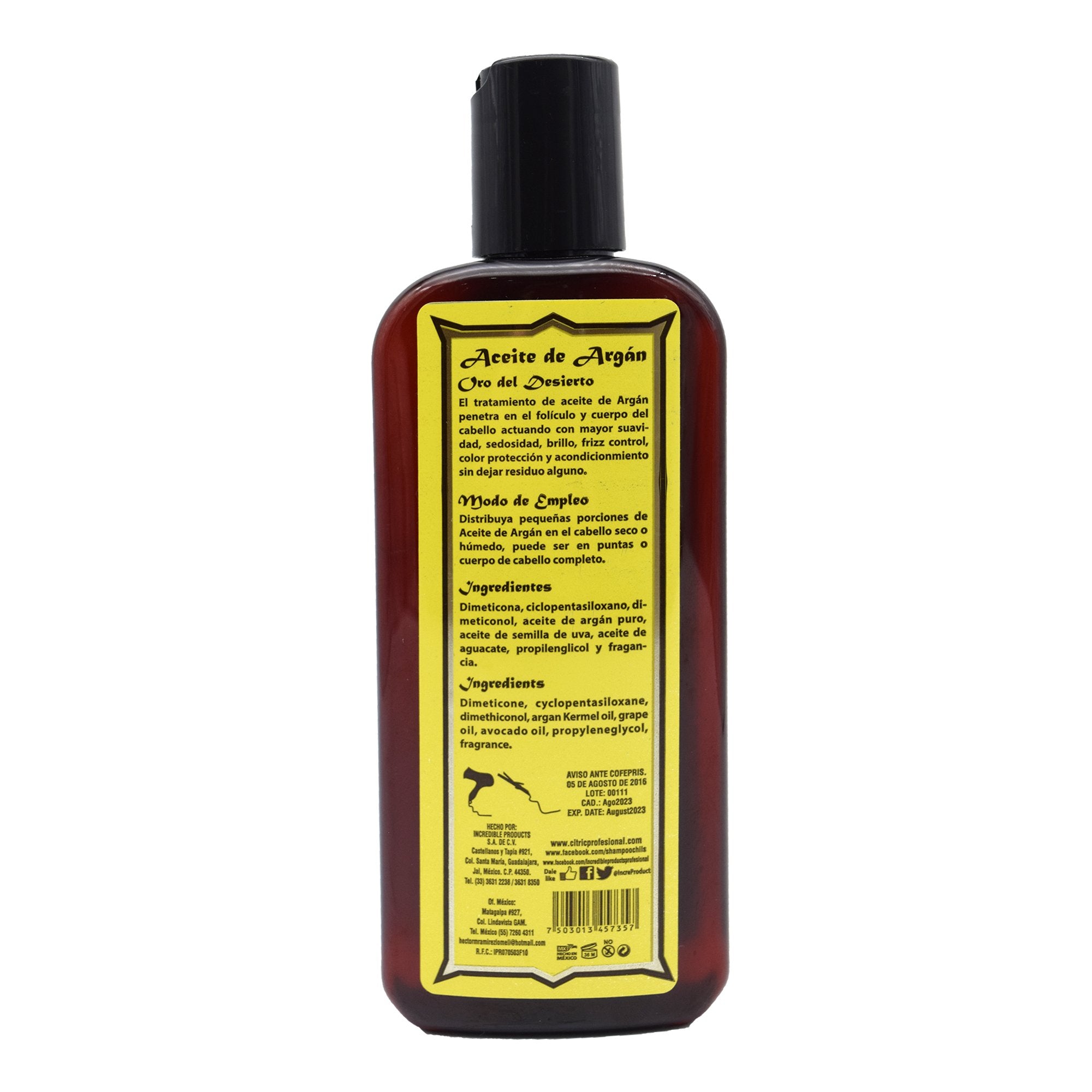 Aceite De Argan 250 Ml