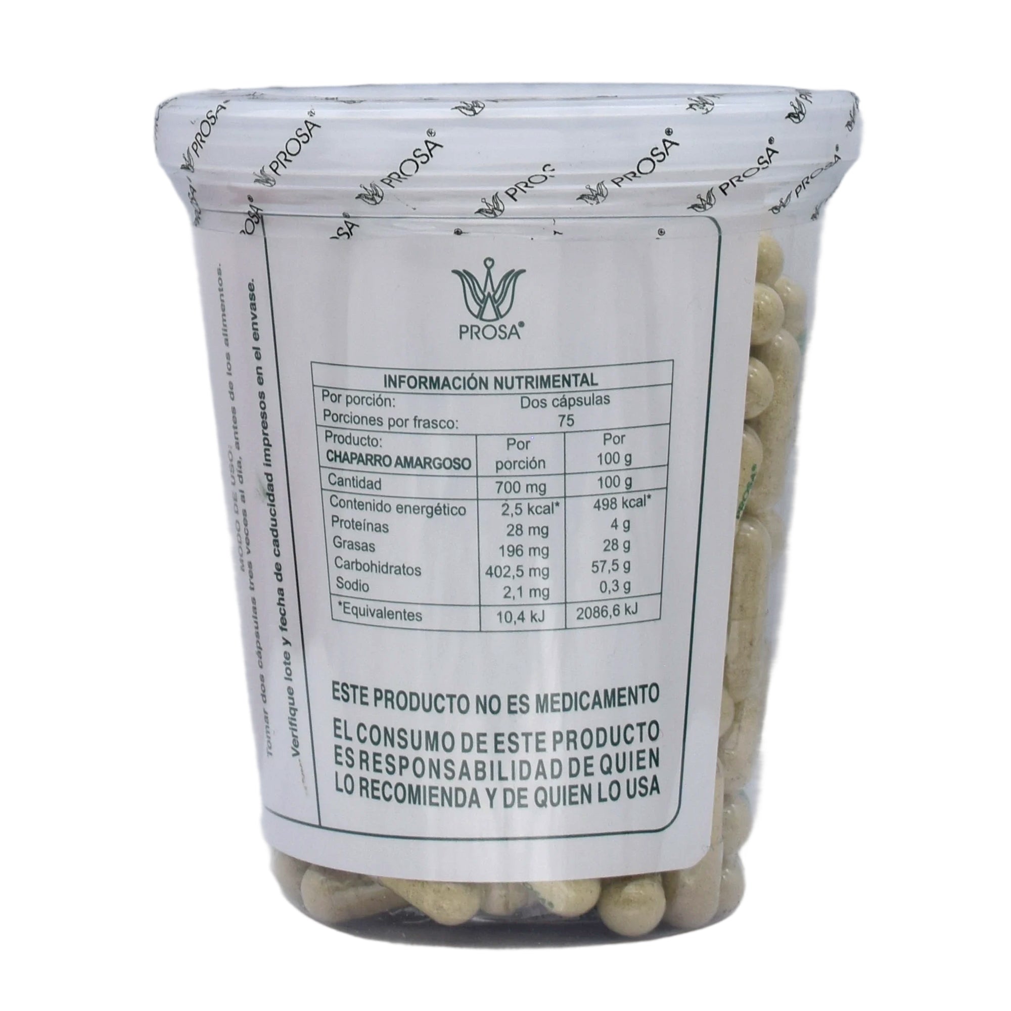 Chaparro Amargoso 150 Cap