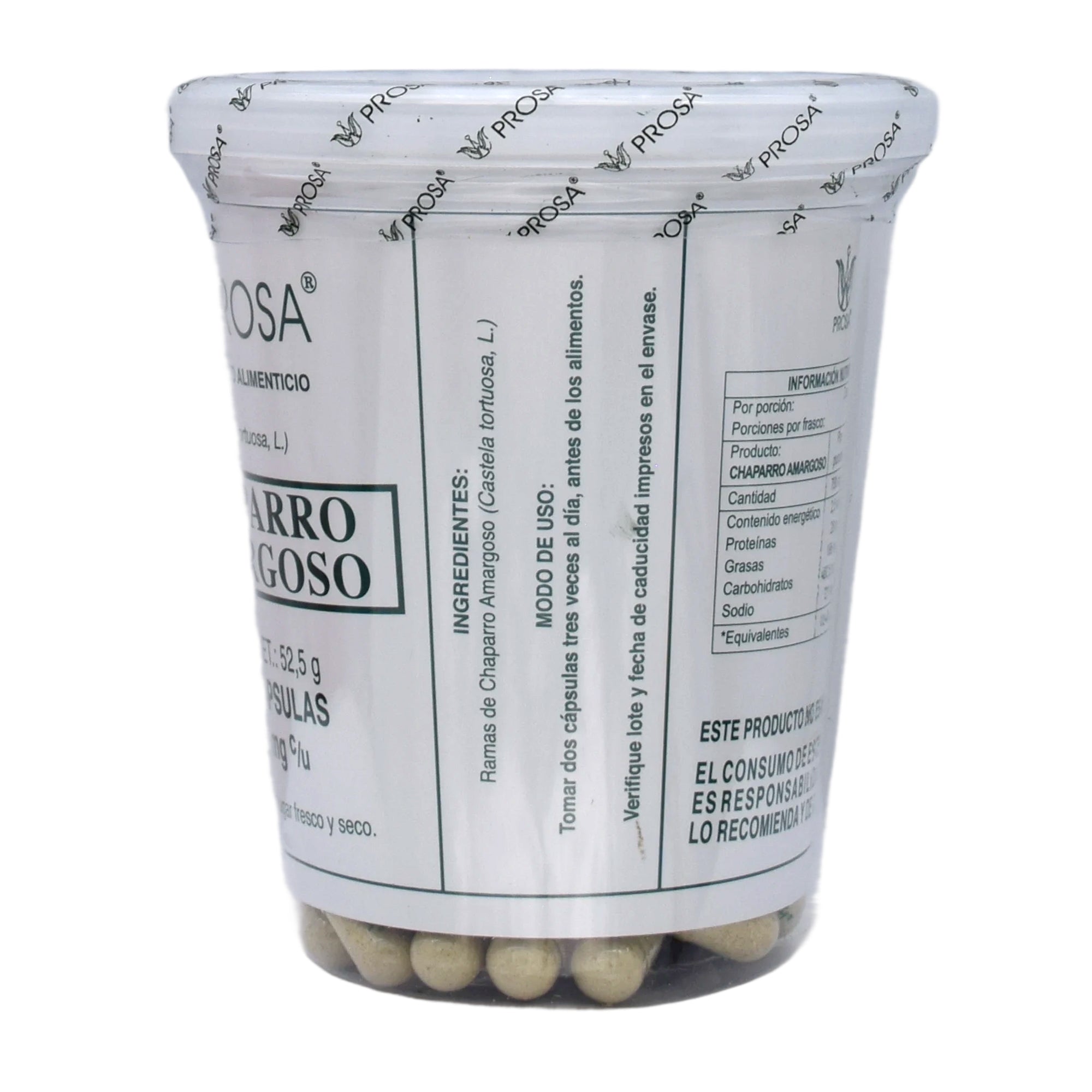 Chaparro Amargoso 150 Cap
