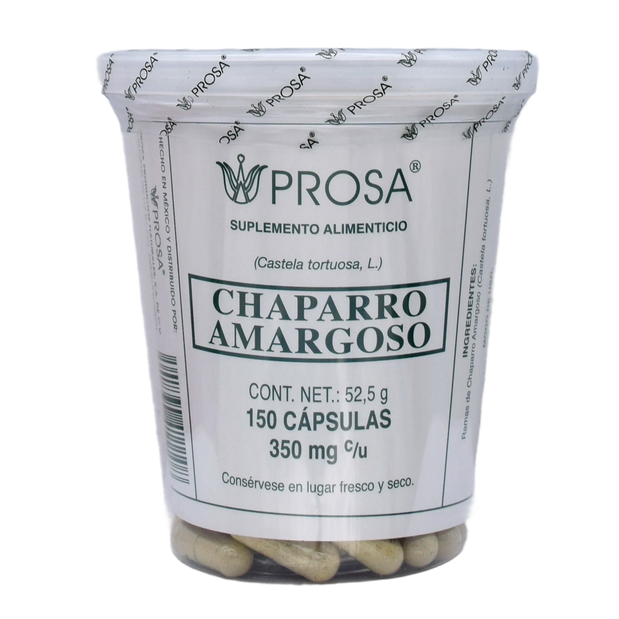 Chaparro Amargoso 150 Cap