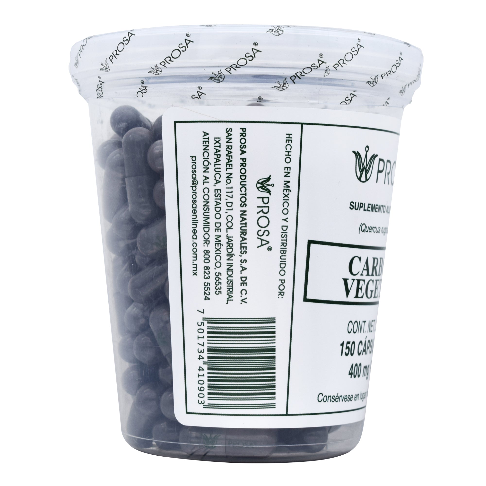 Carbon Vegetal 150 Cap