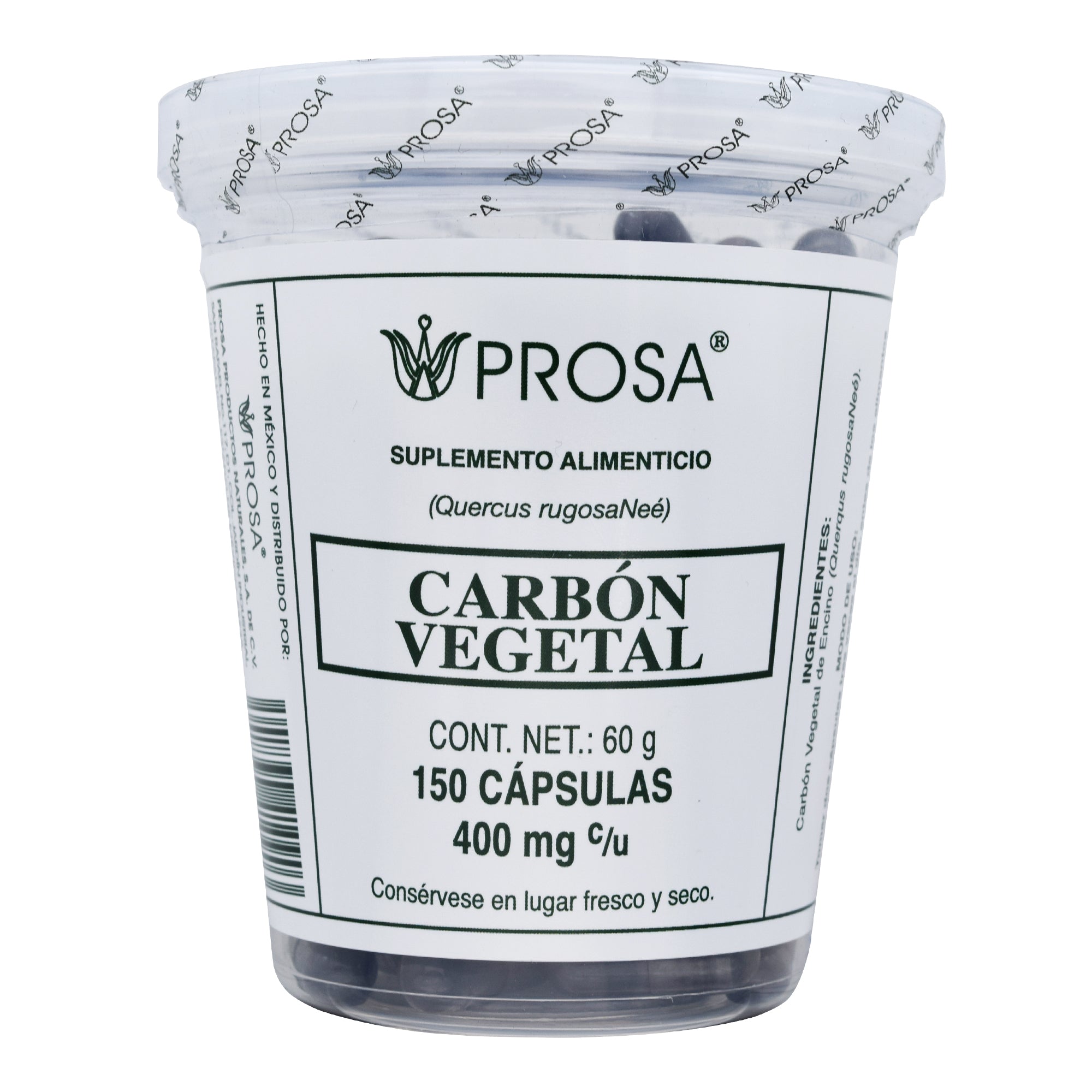 Carbon Vegetal 150 Cap
