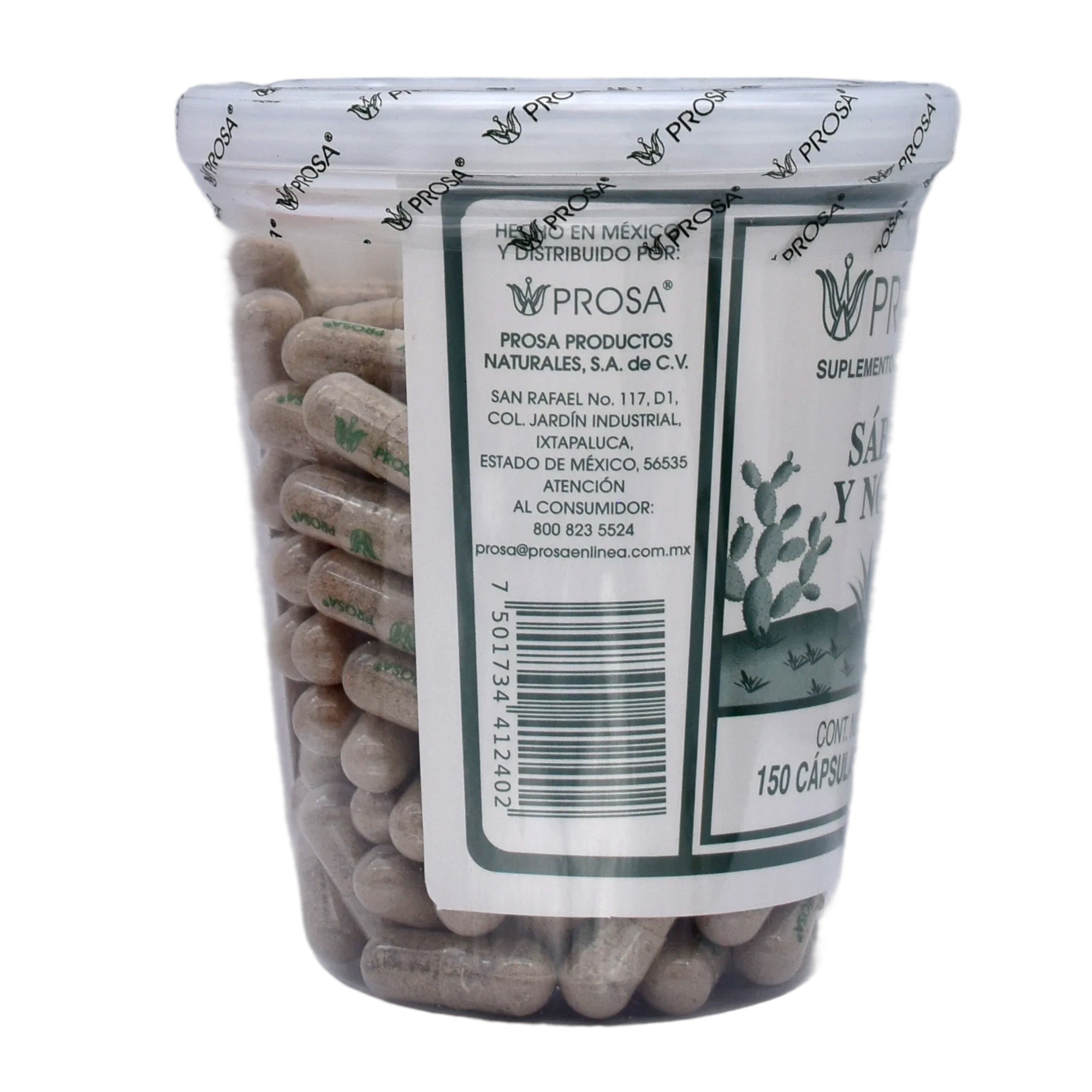 Sabila Y Nopal 150 Cap