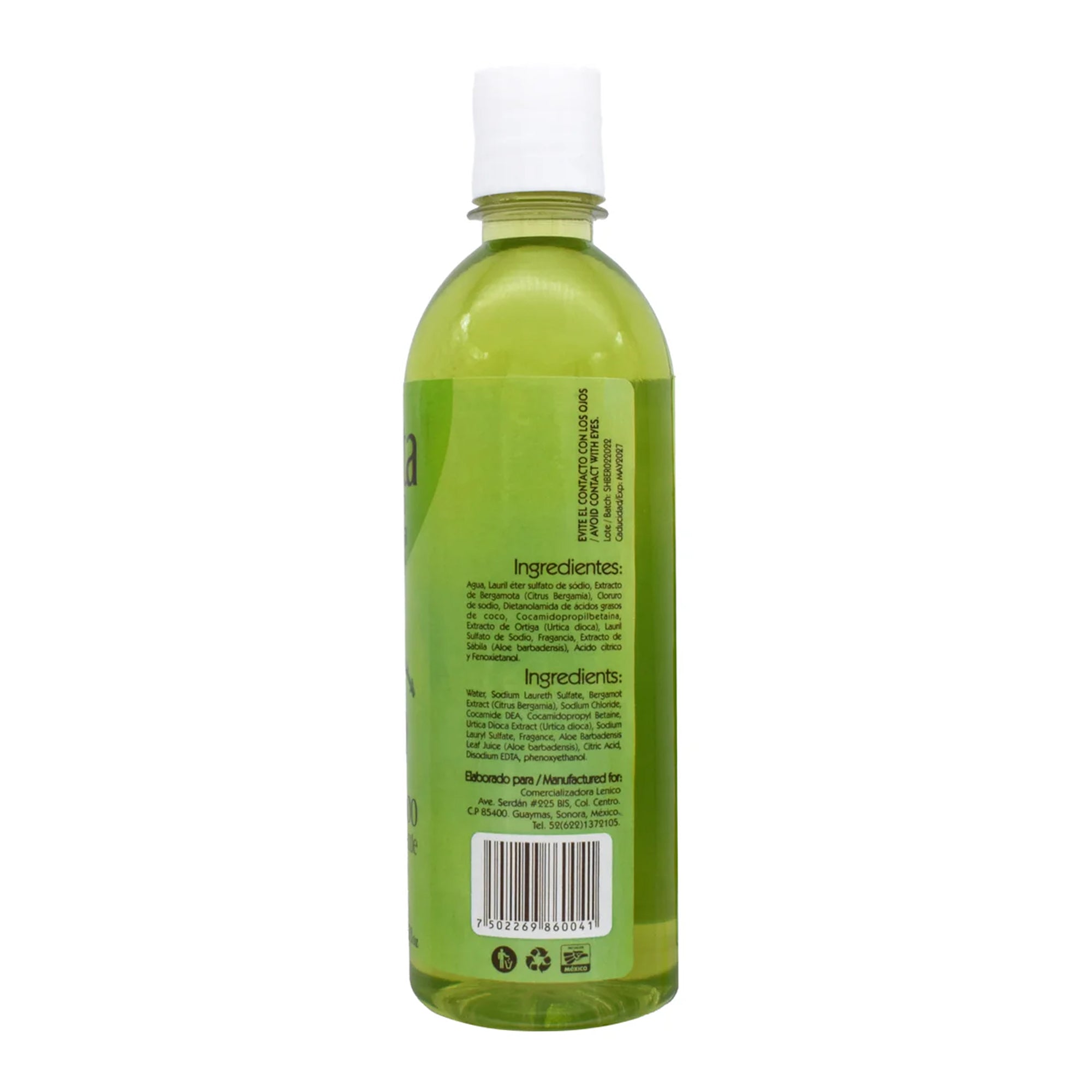 Shampoo Bergamota 500 Ml