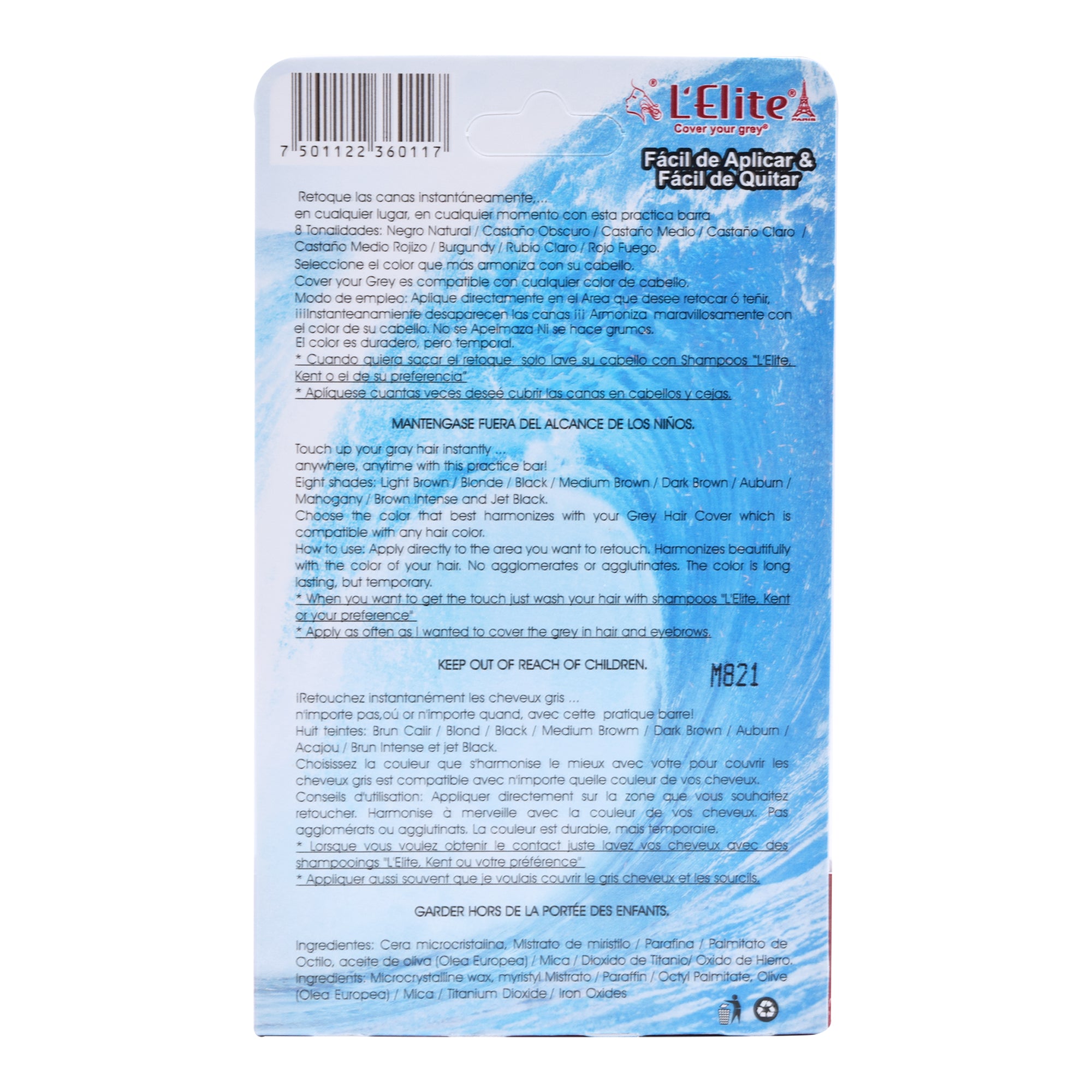 Retocador De Canas Dama 15 Oz Castano Obscuro